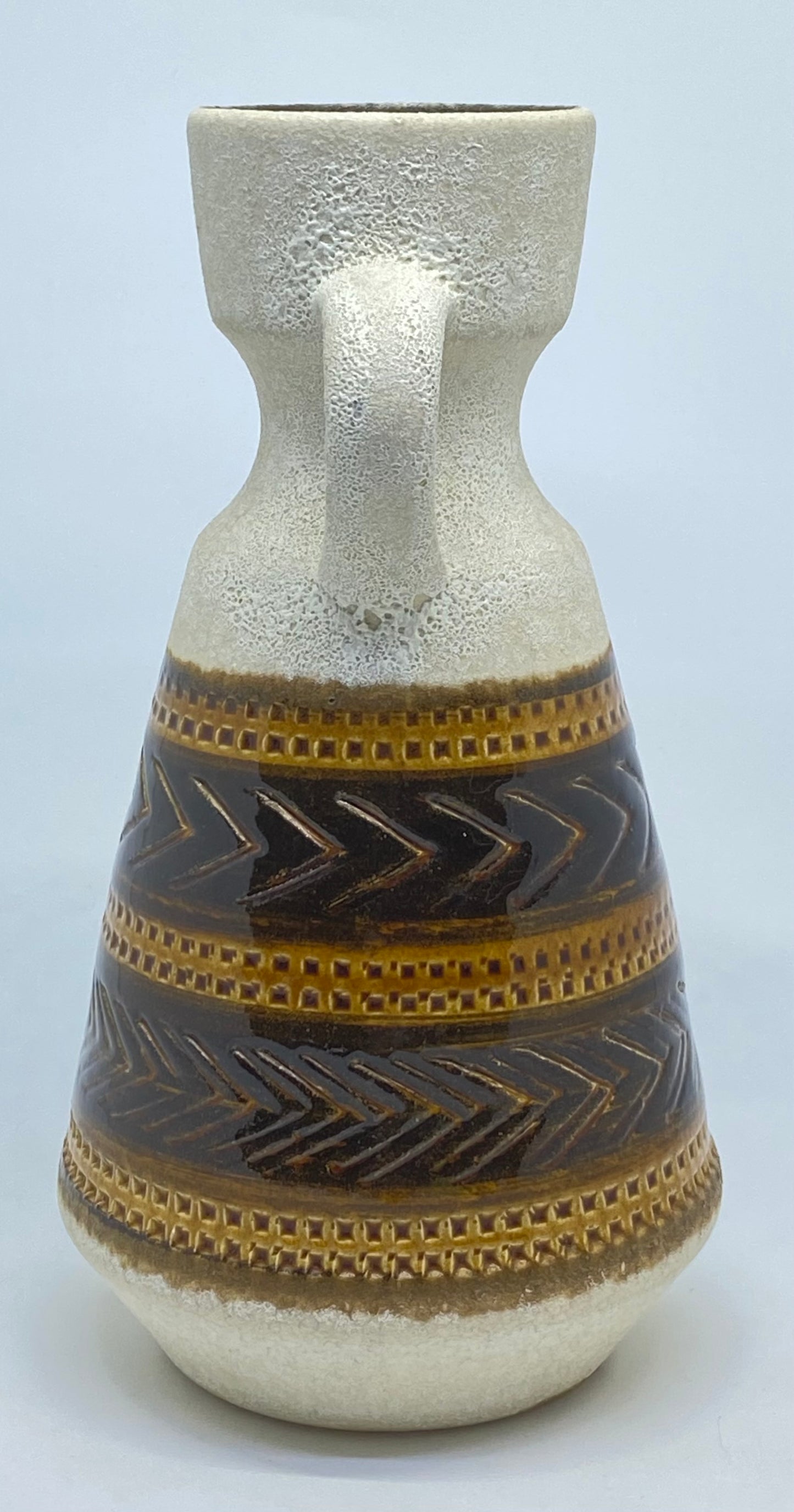 West German Dümler & Breiden 303/16 jug/vase with Aztec design 1960s
