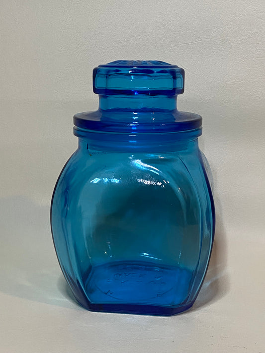 Vintage Belgian Blue Apothecary Jar