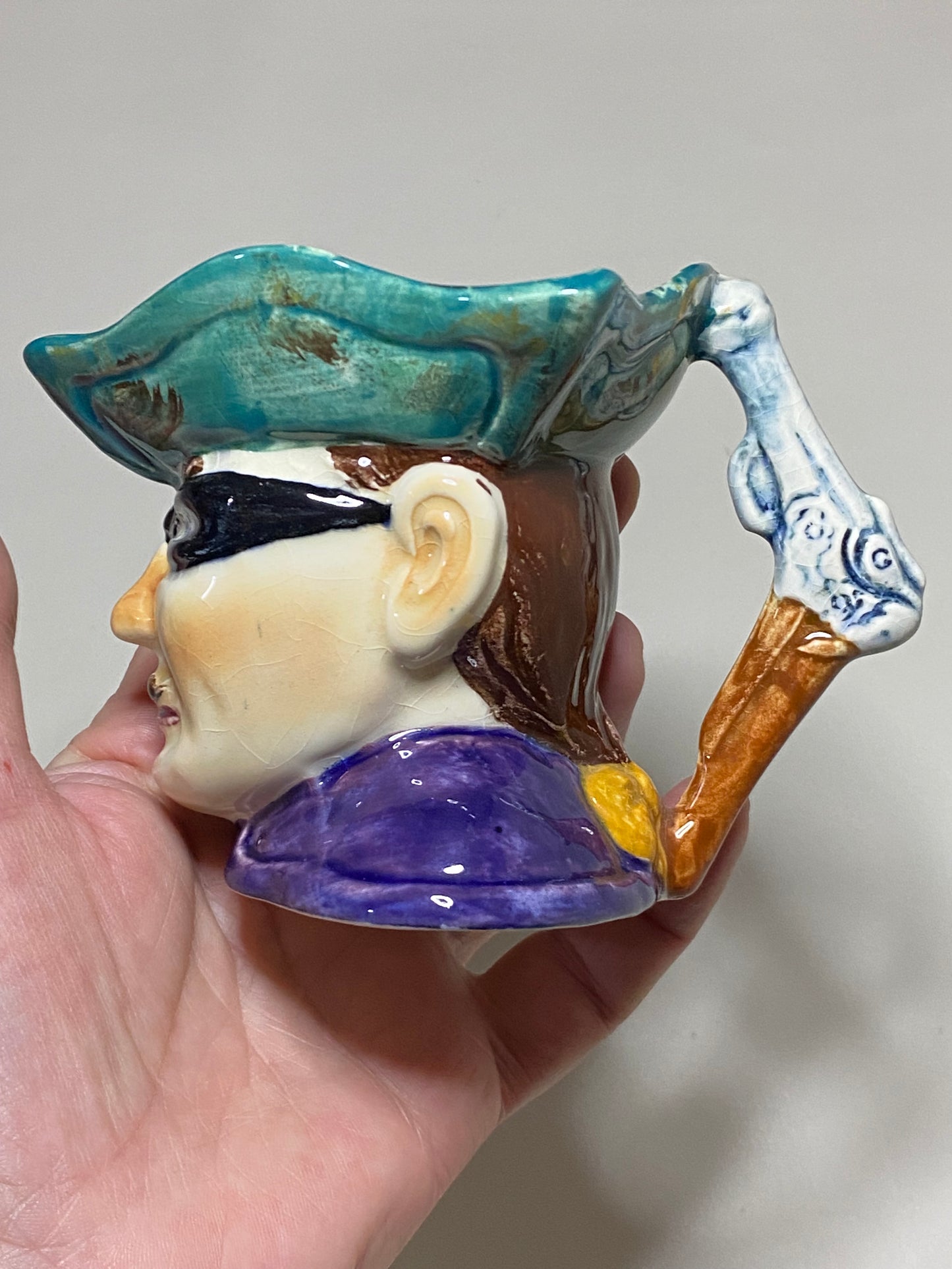 Vintage Shorter & Sons "Highwayman" Toby jug - Dick Turpin