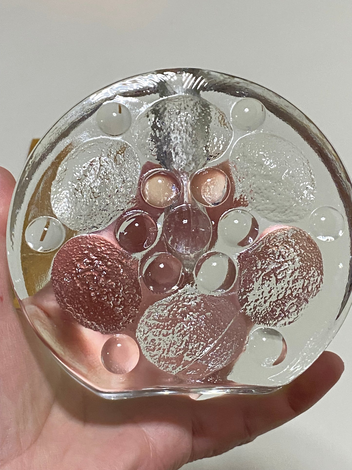 Vintage 1970s Walther Glas "Solifleur" vase