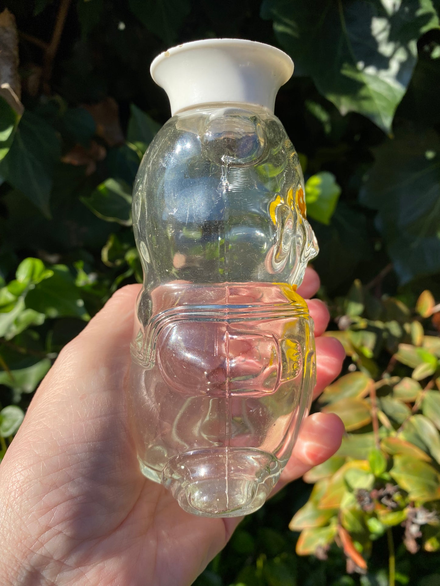 1960s Andre Philippe Glass Sailor Piggy Bank