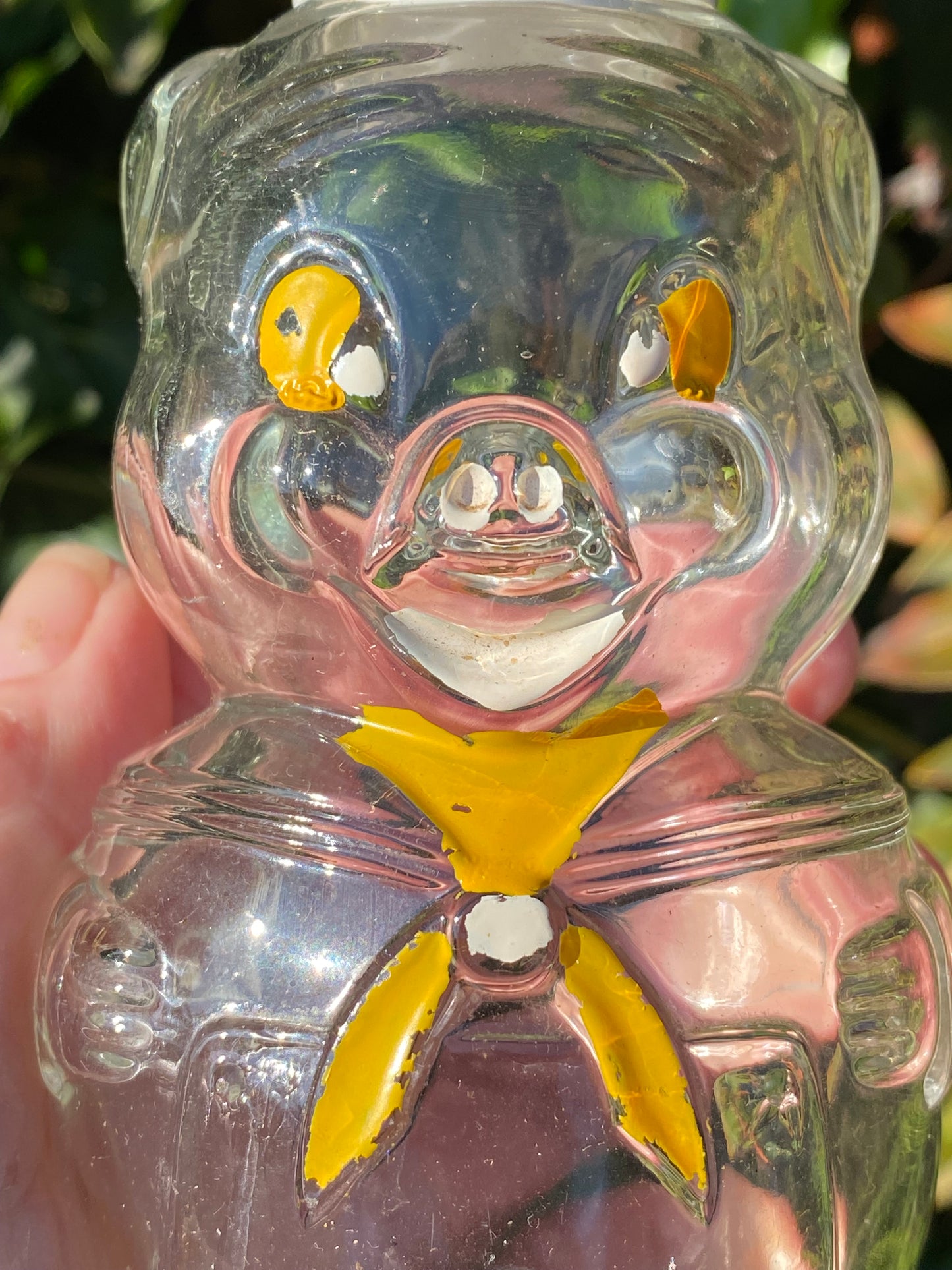 1960s Andre Philippe Glass Sailor Piggy Bank