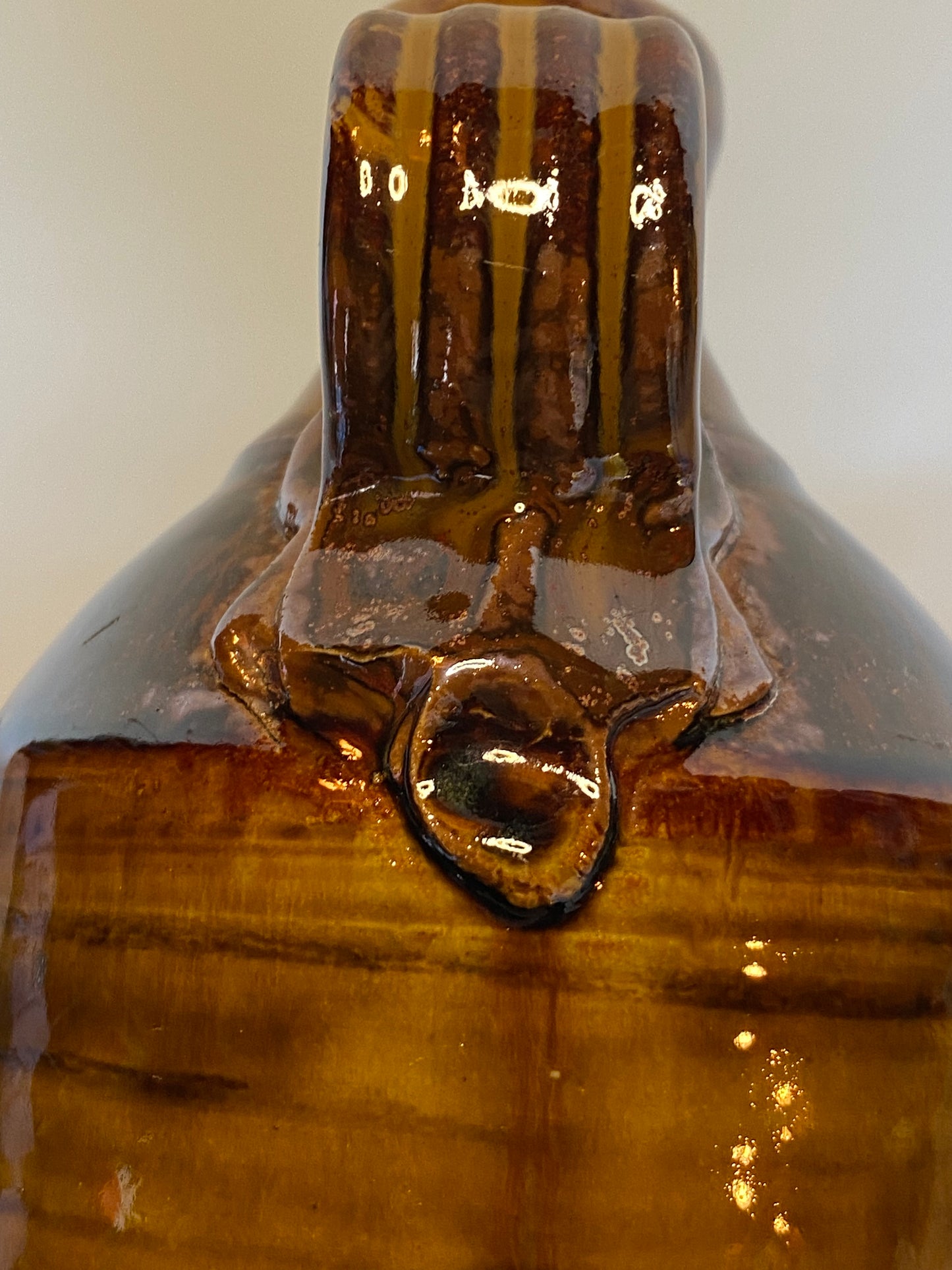 Vintage Rutherglen Campbells Special Port Pottery Decanter