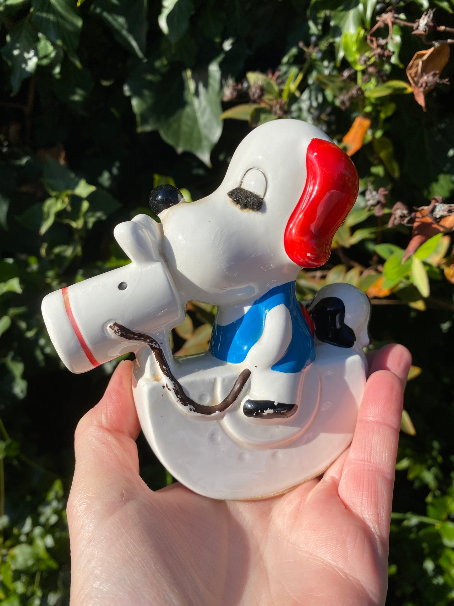 Vintage Snoopy Swing Bank Ceramic Money Box