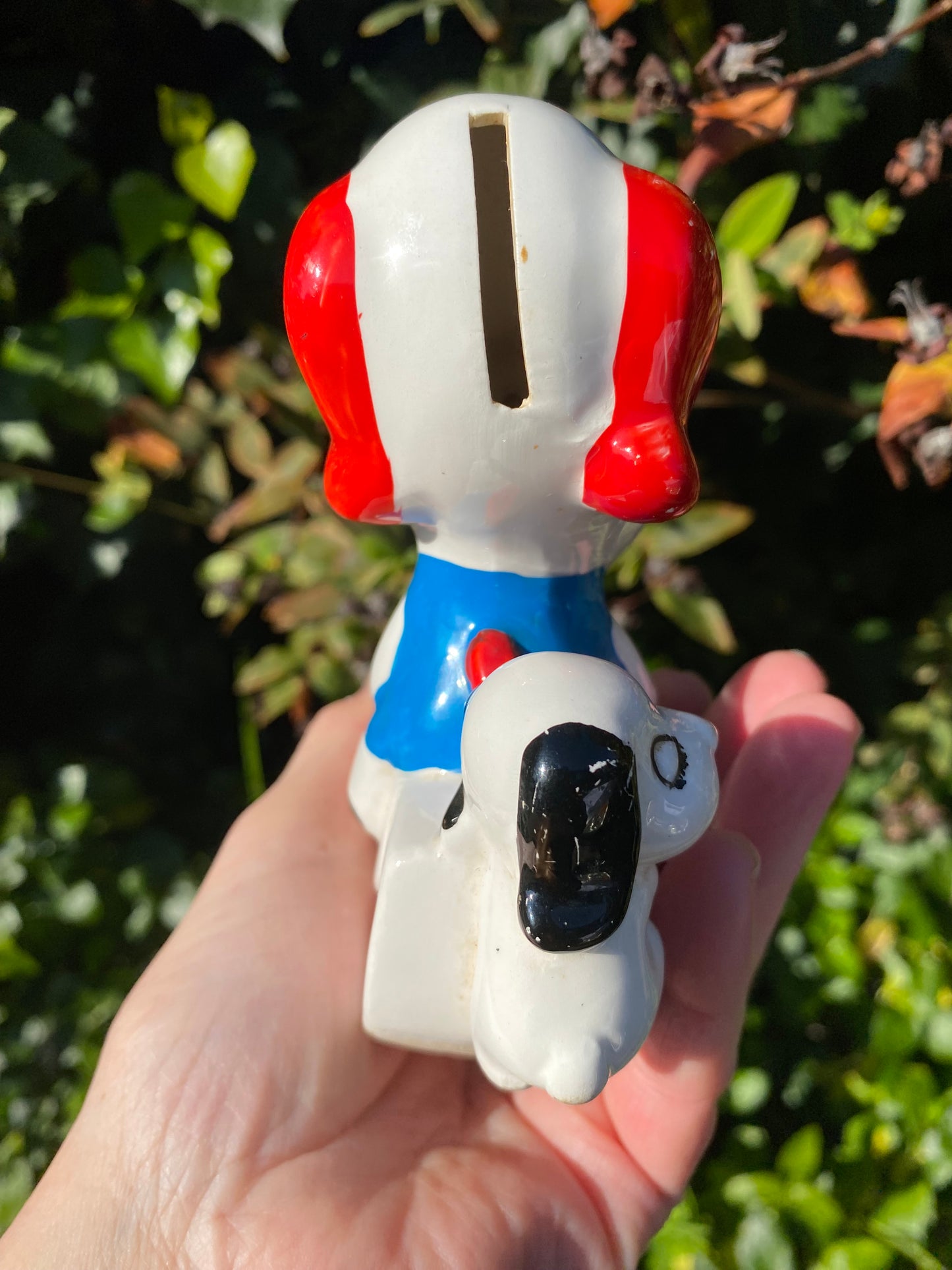 Vintage Snoopy Swing Bank Ceramic Money Box