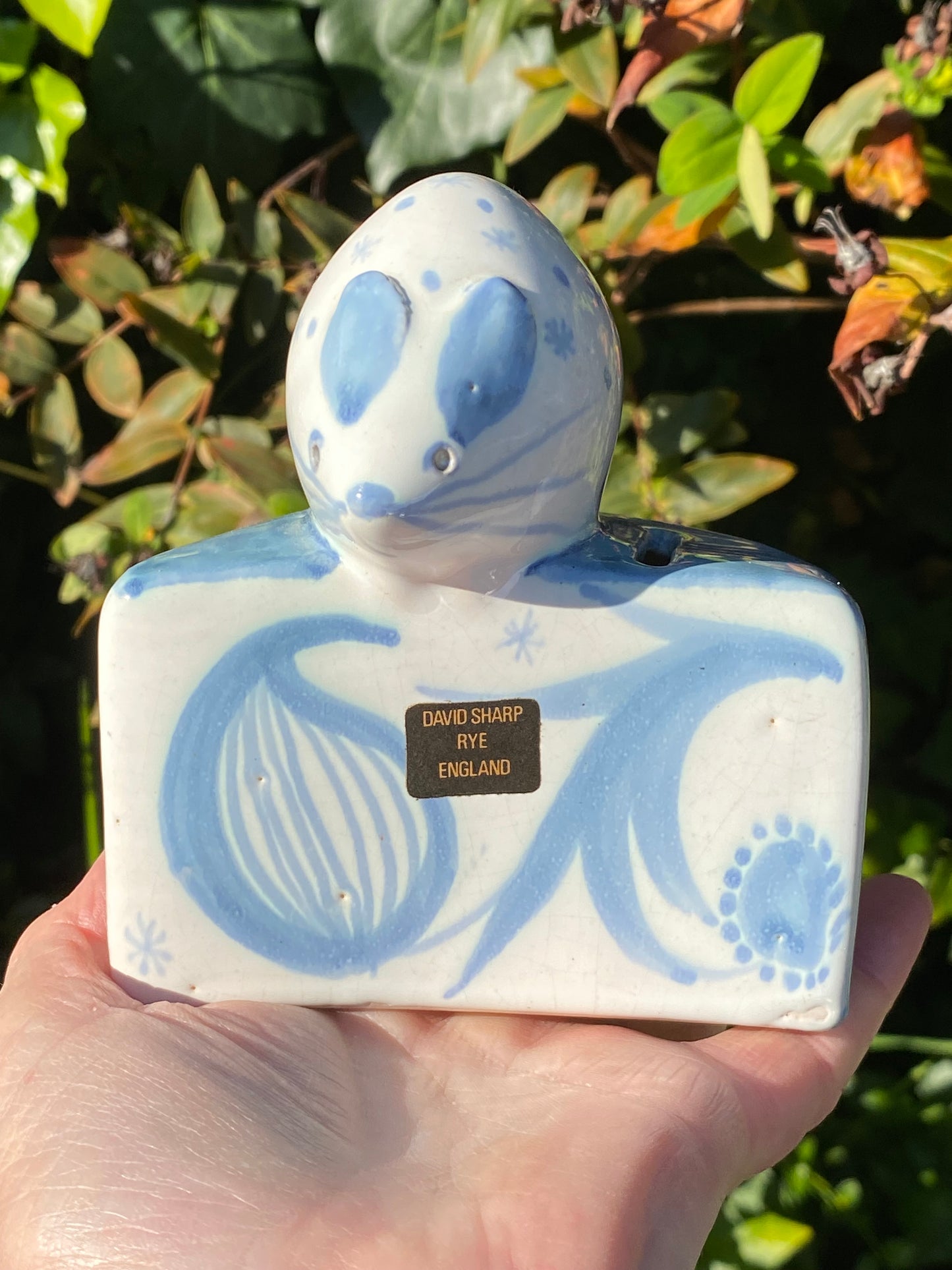 David Sharp Rye England Ceramic Mouse Money Box