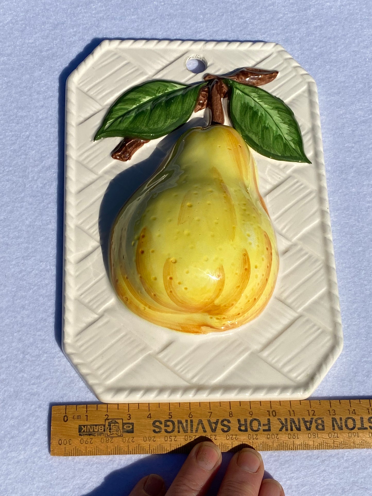 Vintage Japanese Wall Plate - Pear