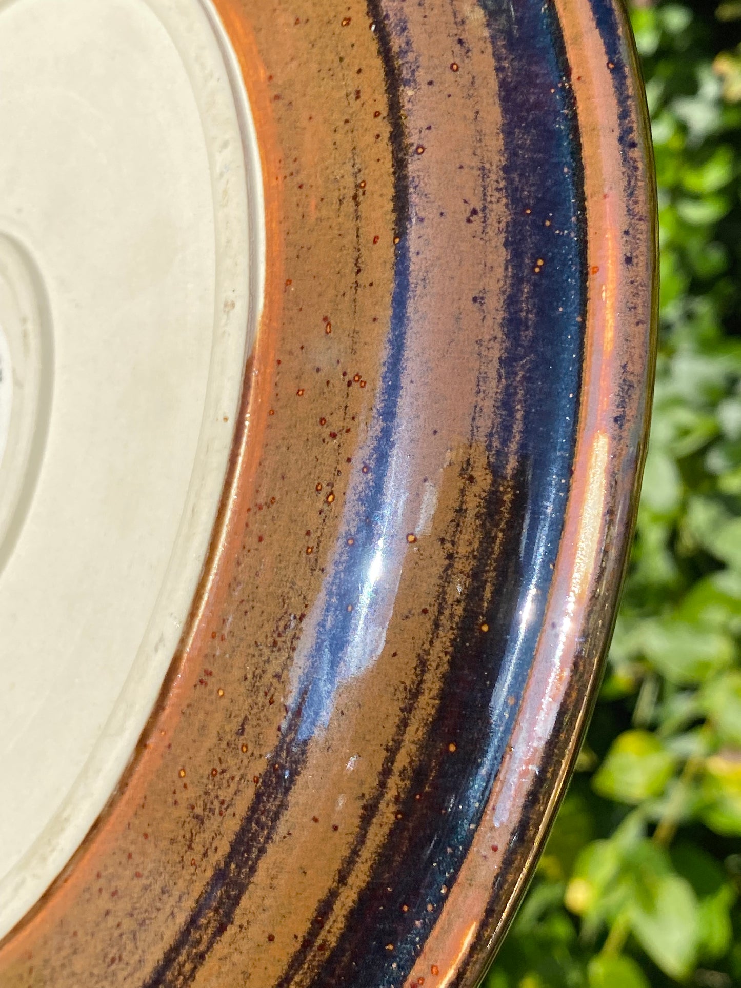 Trevor Pitt - Mt Gambier Pottery Display Plate - Blue Sky range