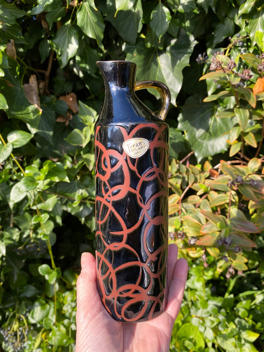 Vintage Japanese Mihama-yaki (御浜焼) decanter