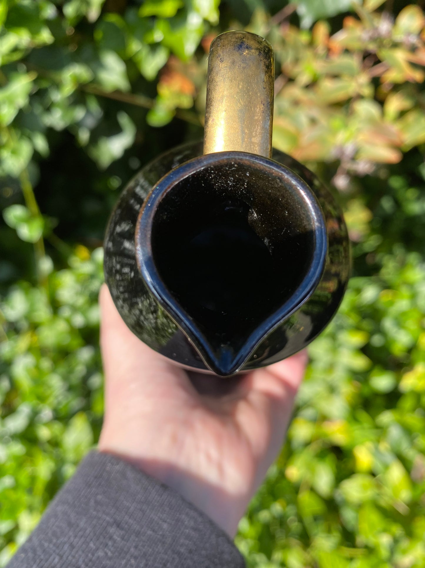 Vintage Japanese Mihama-yaki (御浜焼) decanter