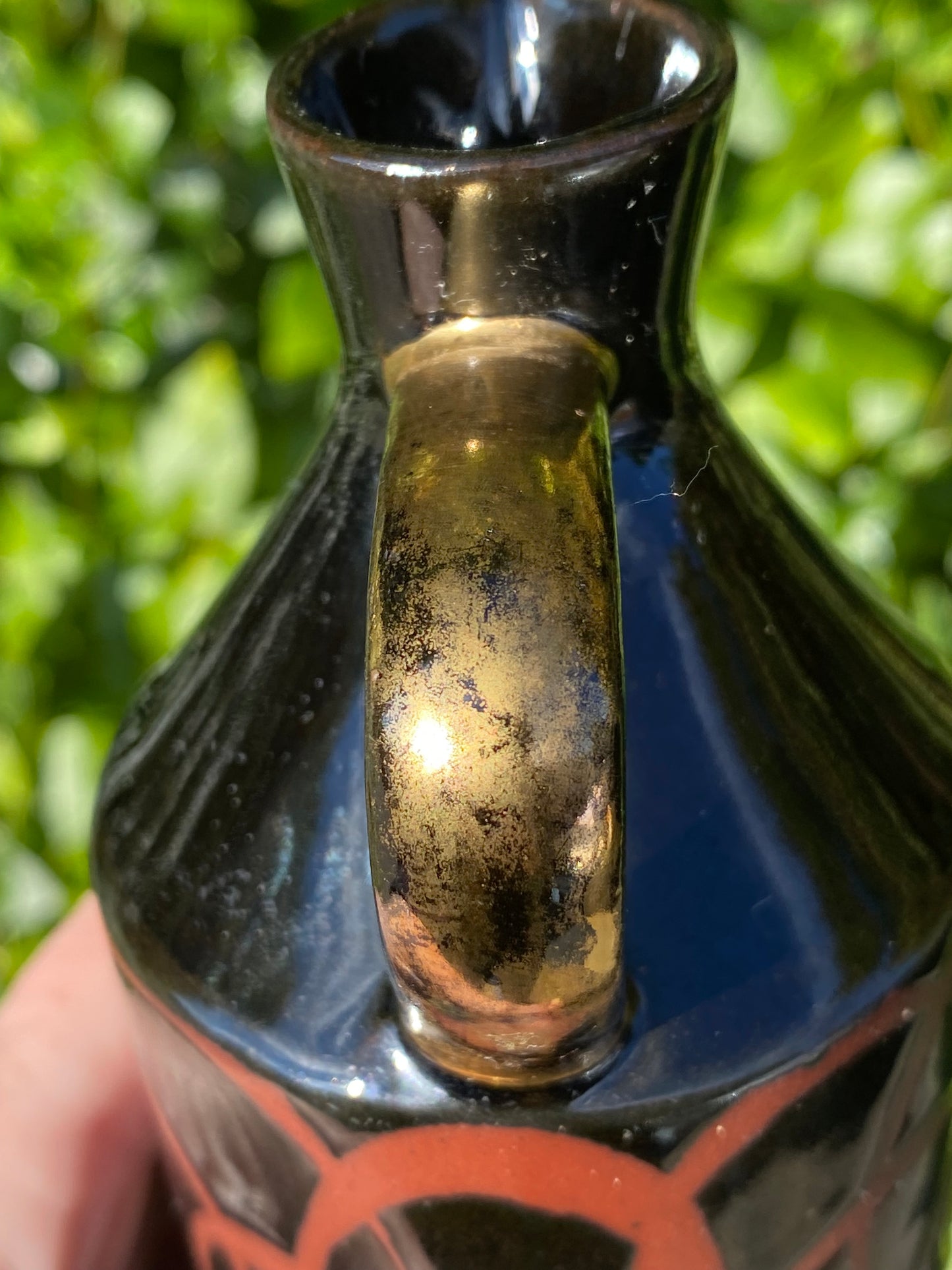 Vintage Japanese Mihama-yaki (御浜焼) decanter