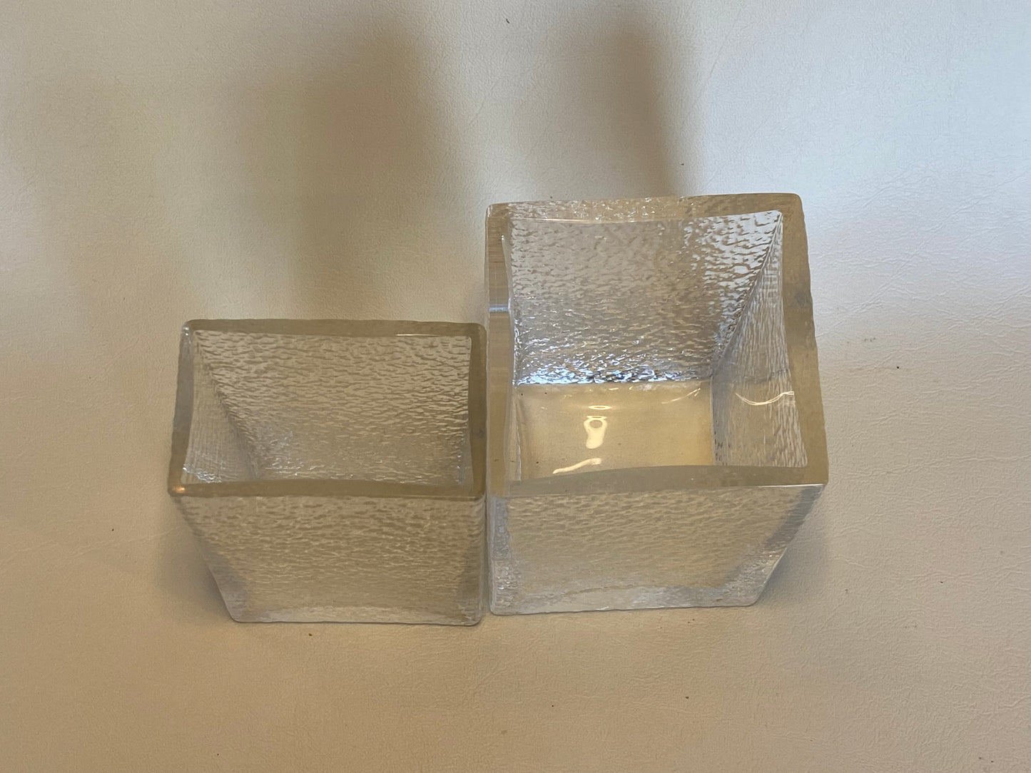Pair of Vintage Dartington Textured Posy vases
