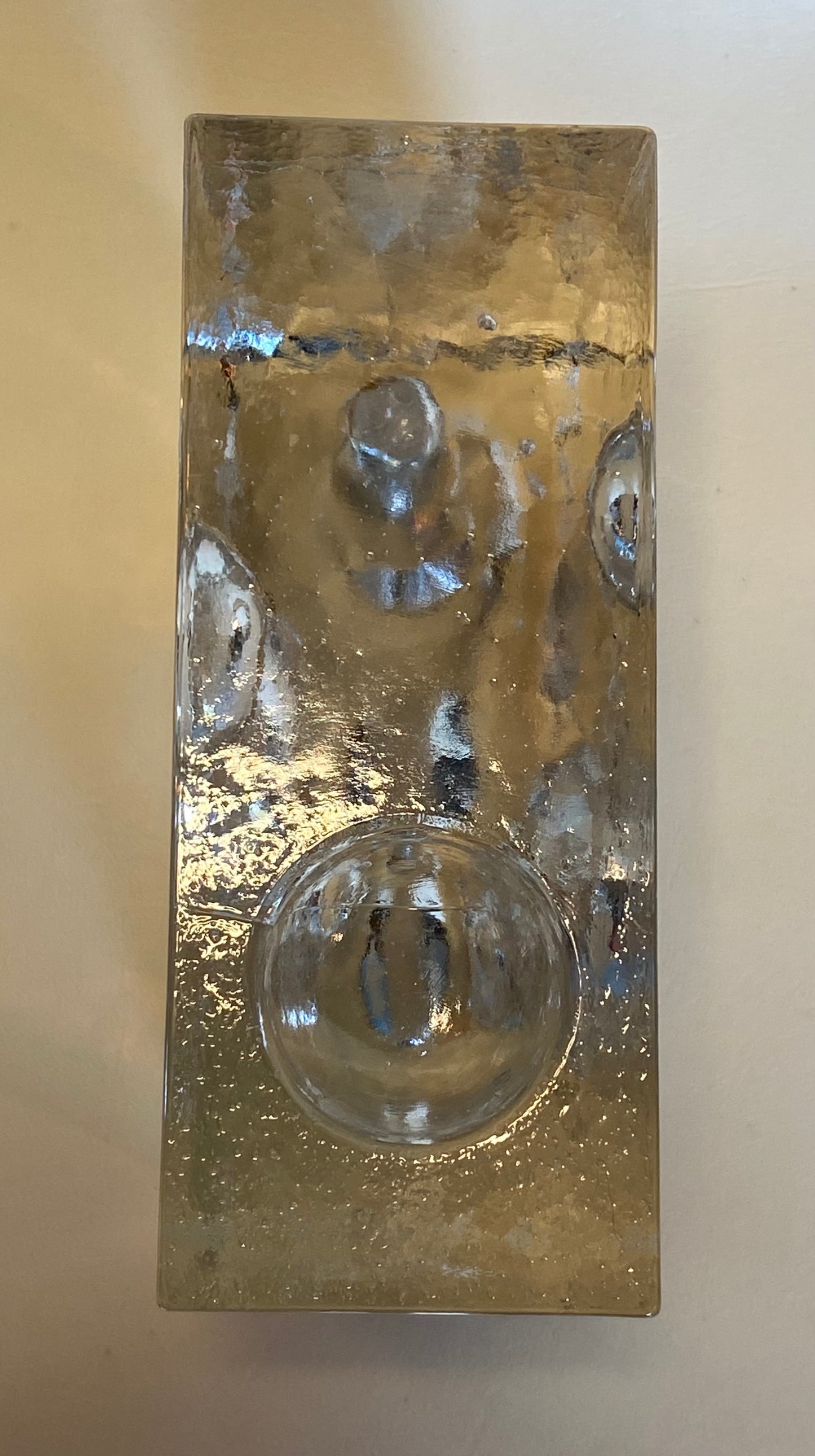 Uno Westerberg for Pukeberg Glasbruk Ice Block Vase
