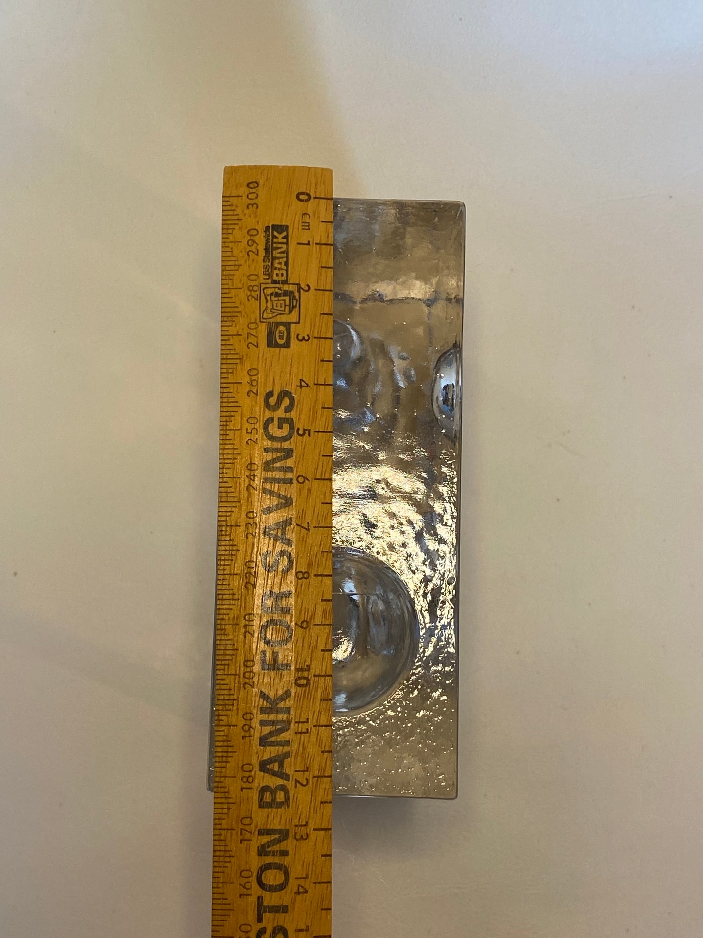 Uno Westerberg for Pukeberg Glasbruk Ice Block Vase