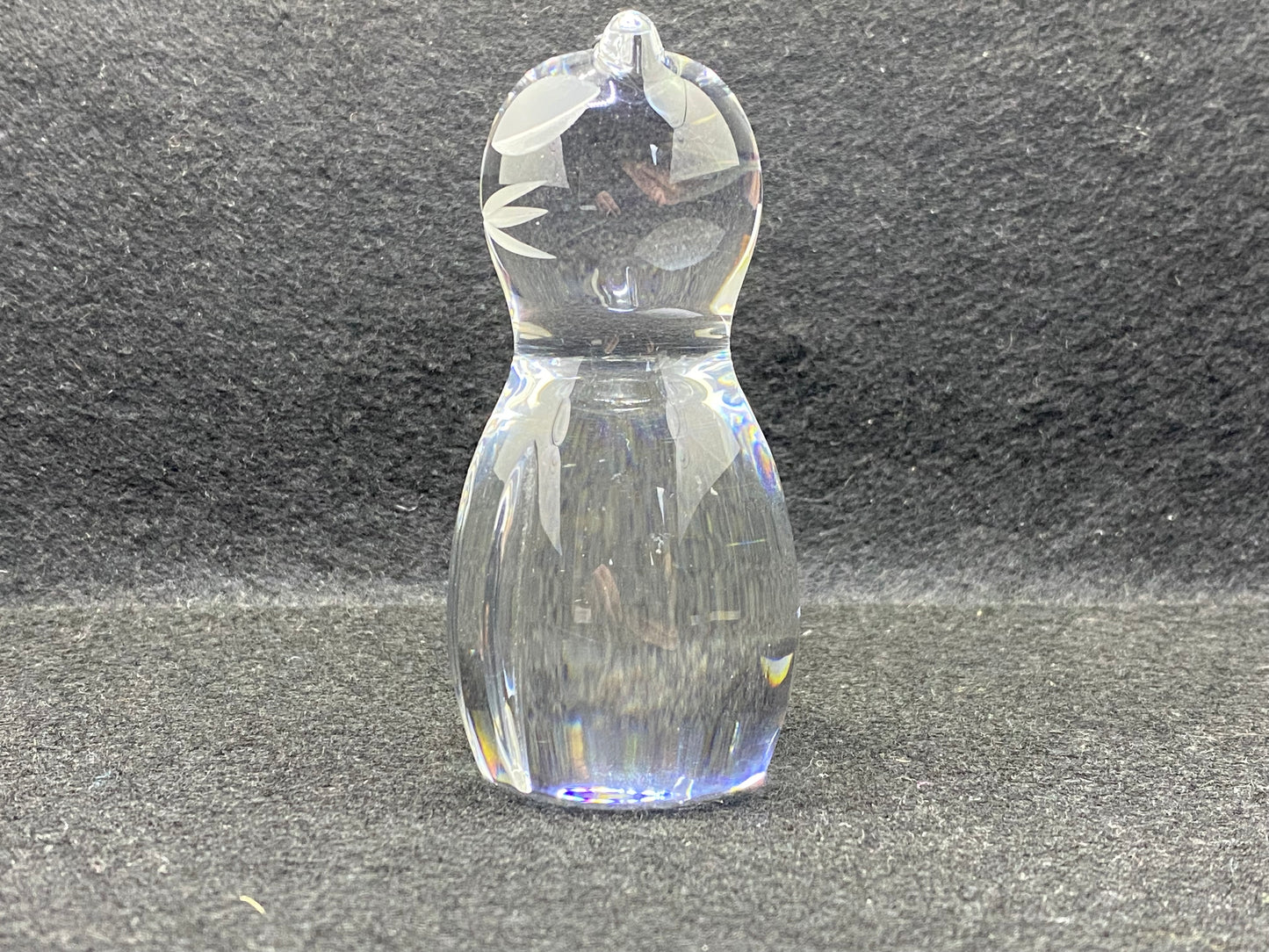 Spode Crystal Cat - 10 cm (no box)