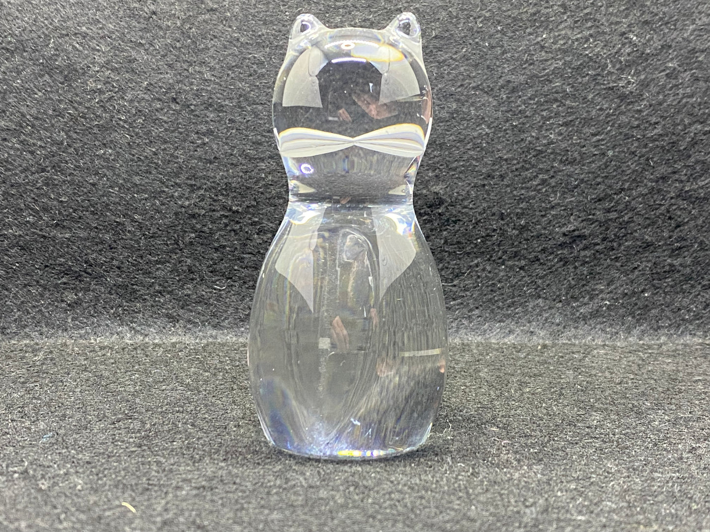 Spode Crystal Cat - 10 cm (no box)