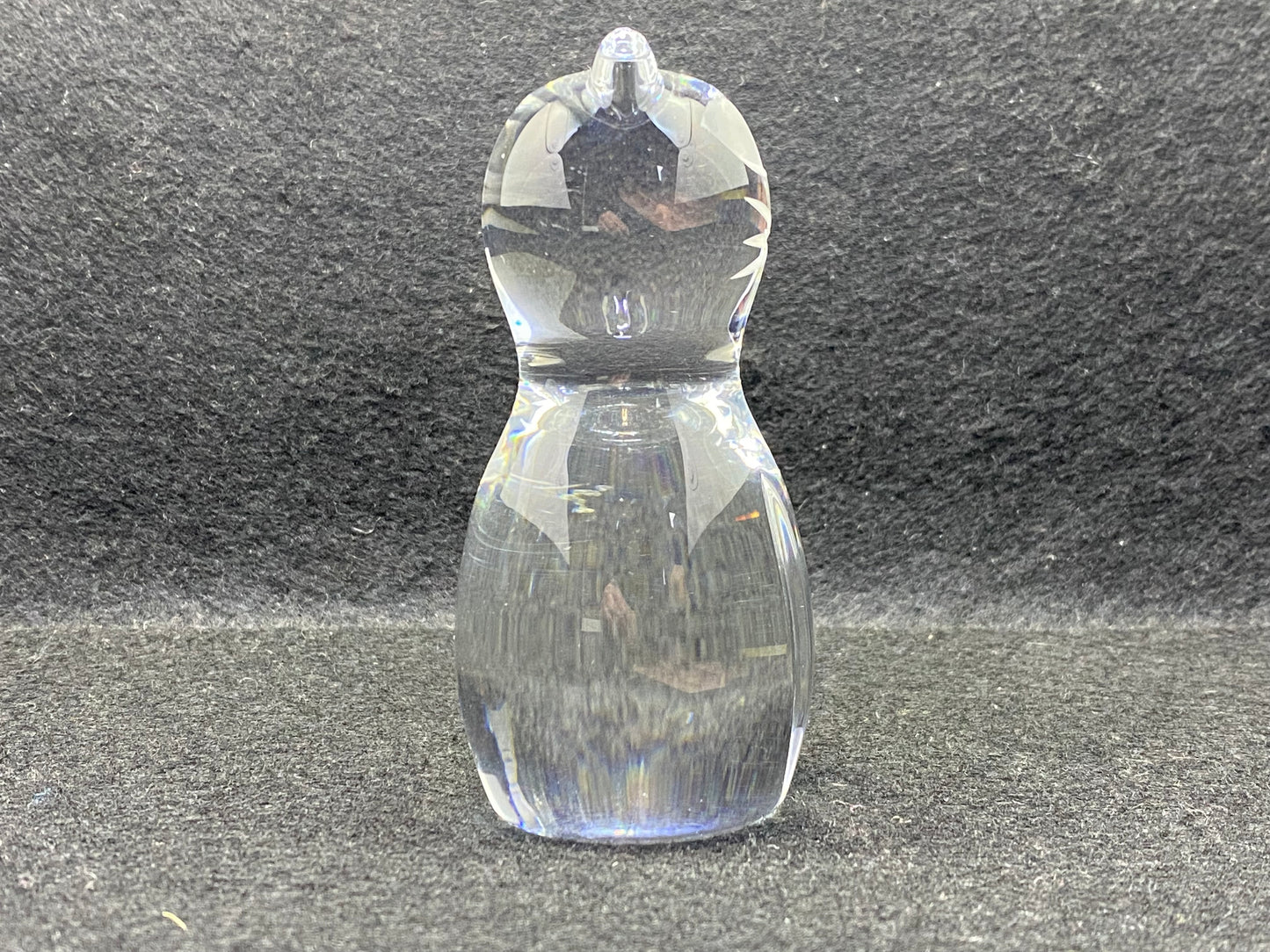 Spode Crystal Cat - 10 cm (no box)