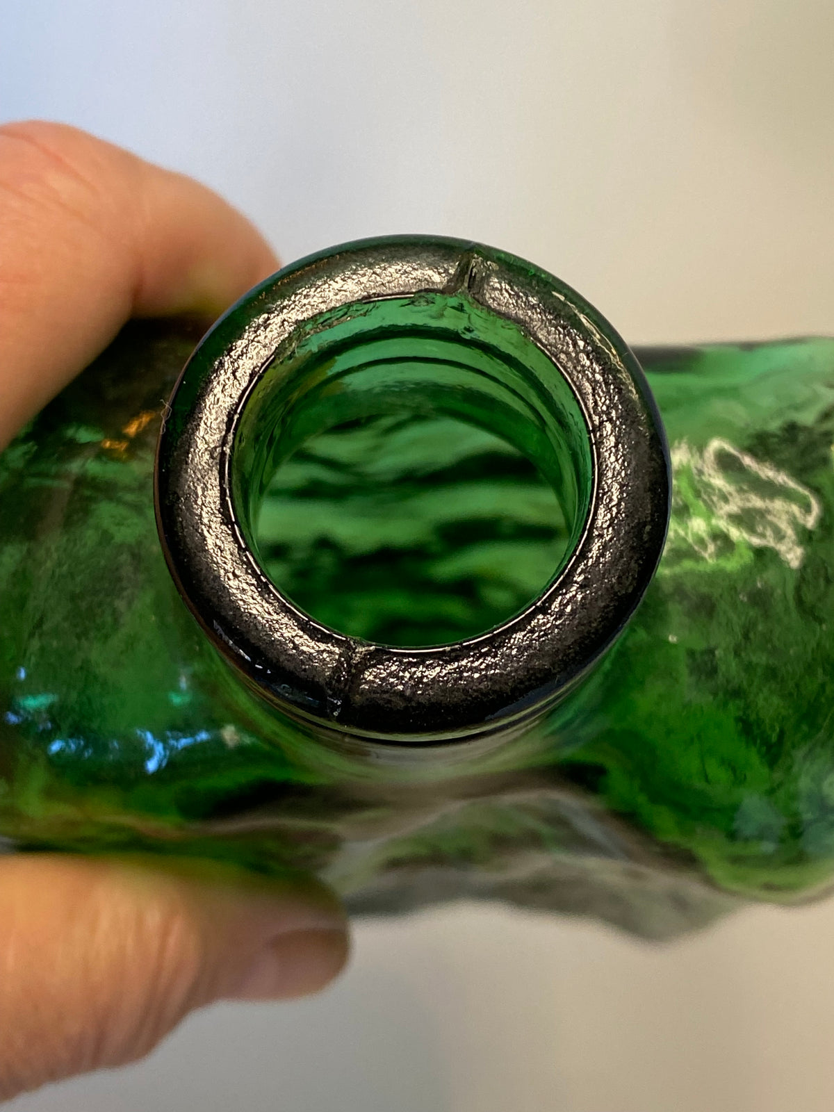 GREEN Brutalist Empoli Decanter