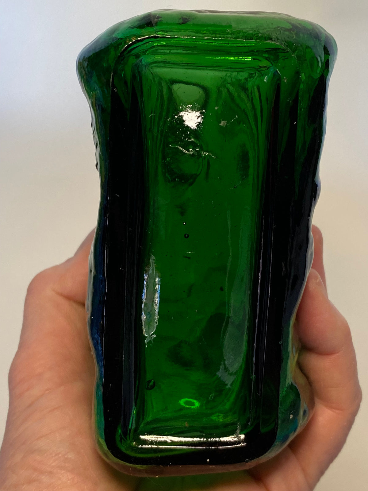 GREEN Brutalist Empoli Decanter