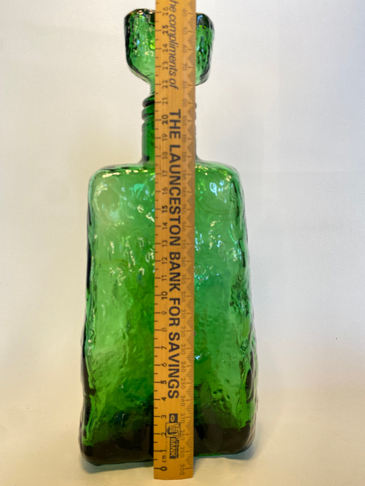 GREEN Brutalist Empoli Decanter