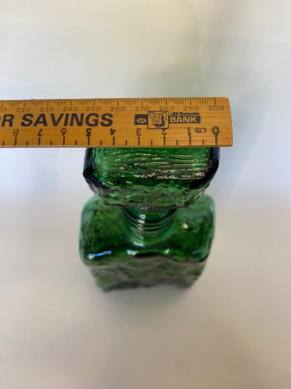 GREEN Brutalist Empoli Decanter