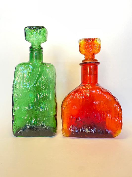 GREEN Brutalist Empoli Decanter