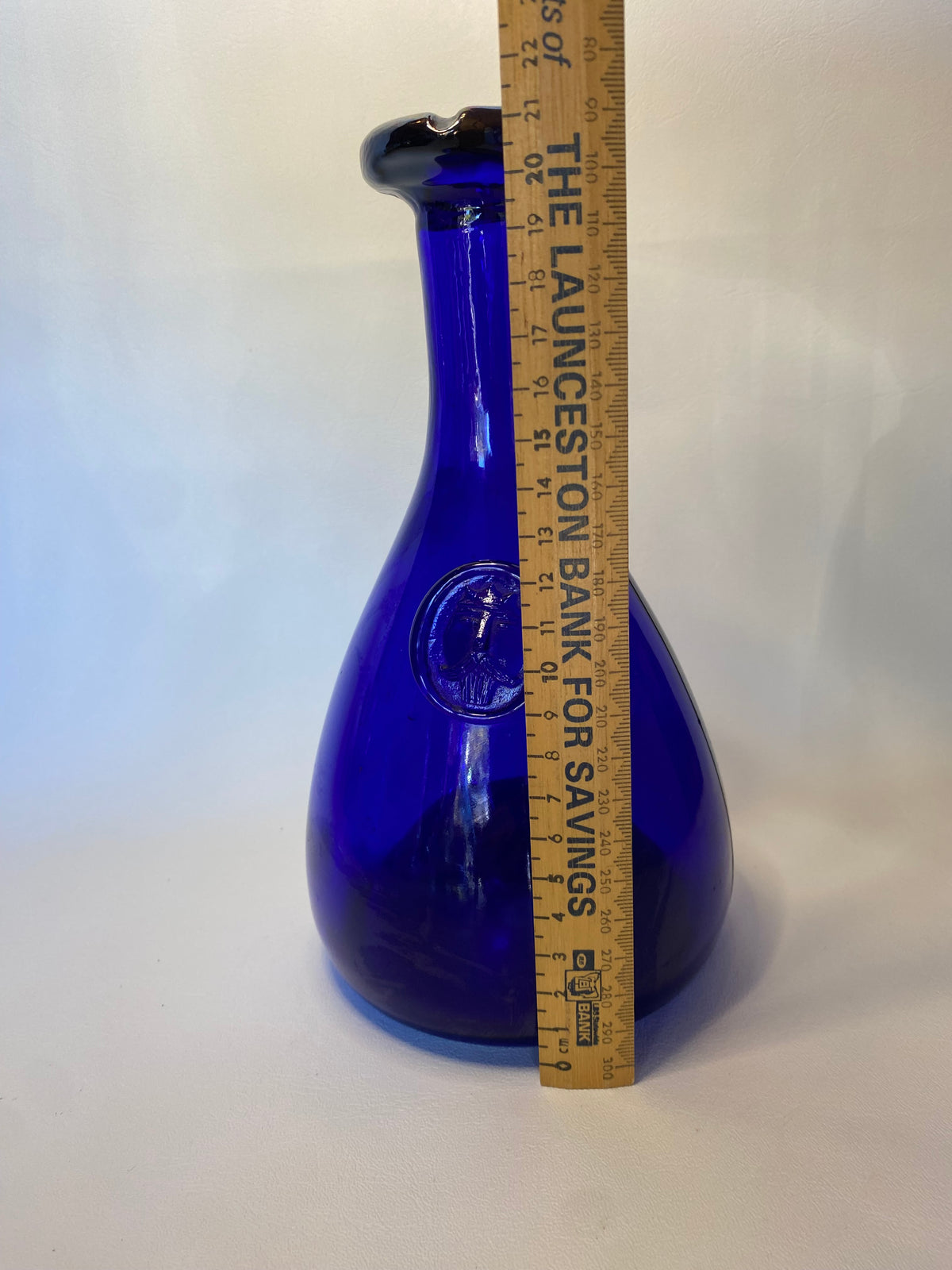 Vintage 1960s (cobalt blue) "Viking" carafe designed by Ole Winther for Holmegaard