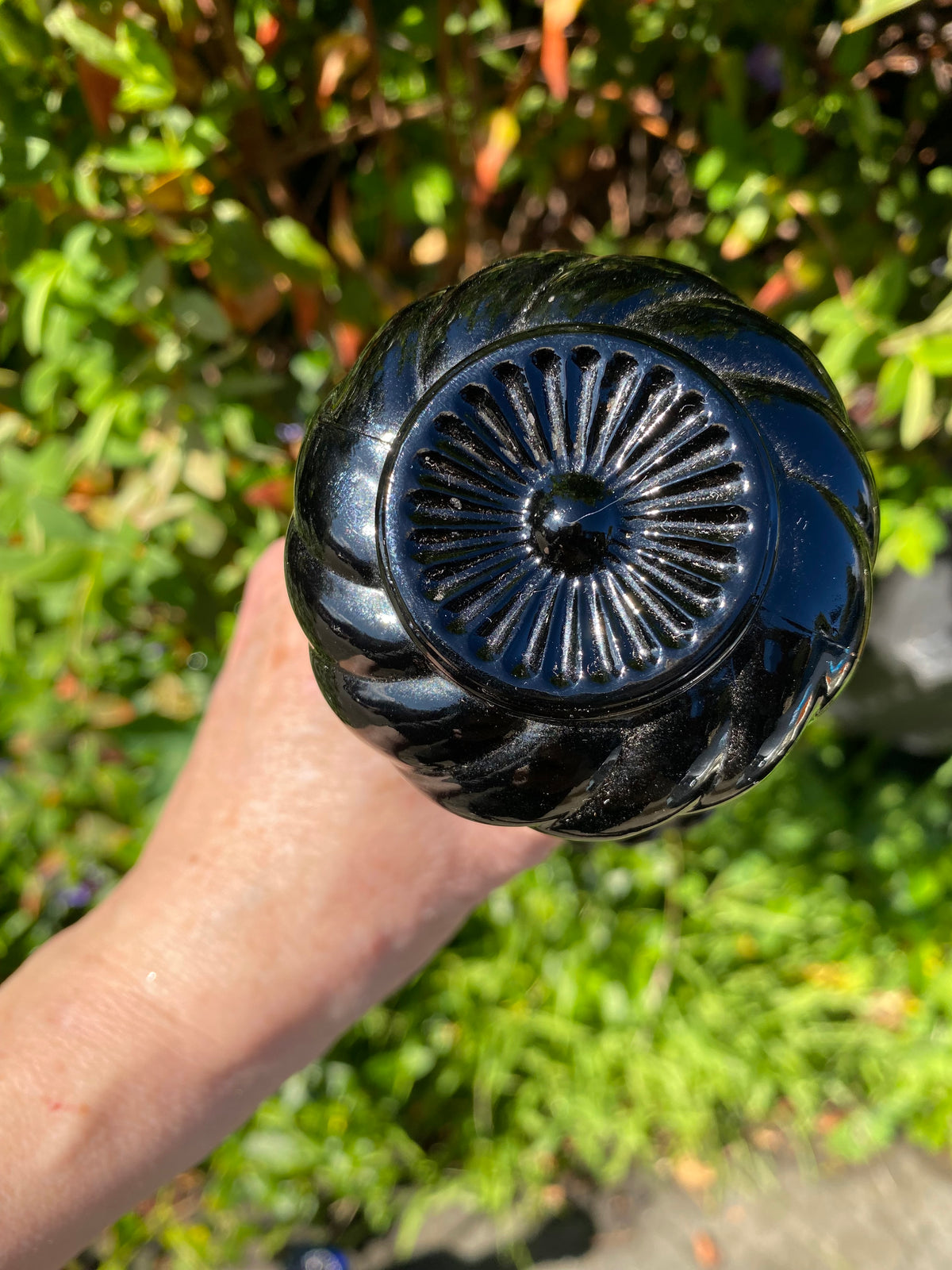 Vintage 1970s Jim Beam Bottle Decanter - BLACK