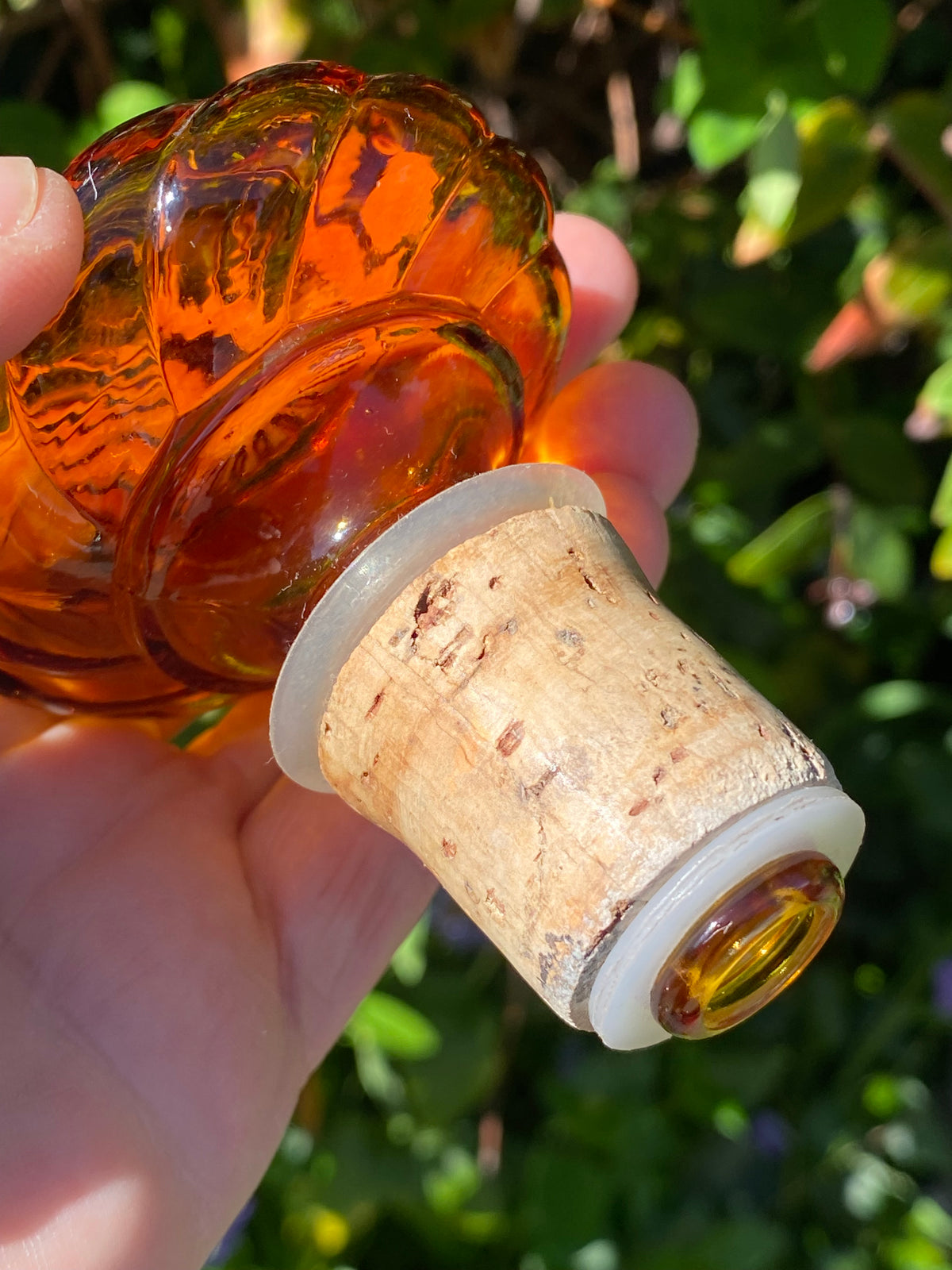 Vintage Jim Beam Bottle Decanter - AMBER