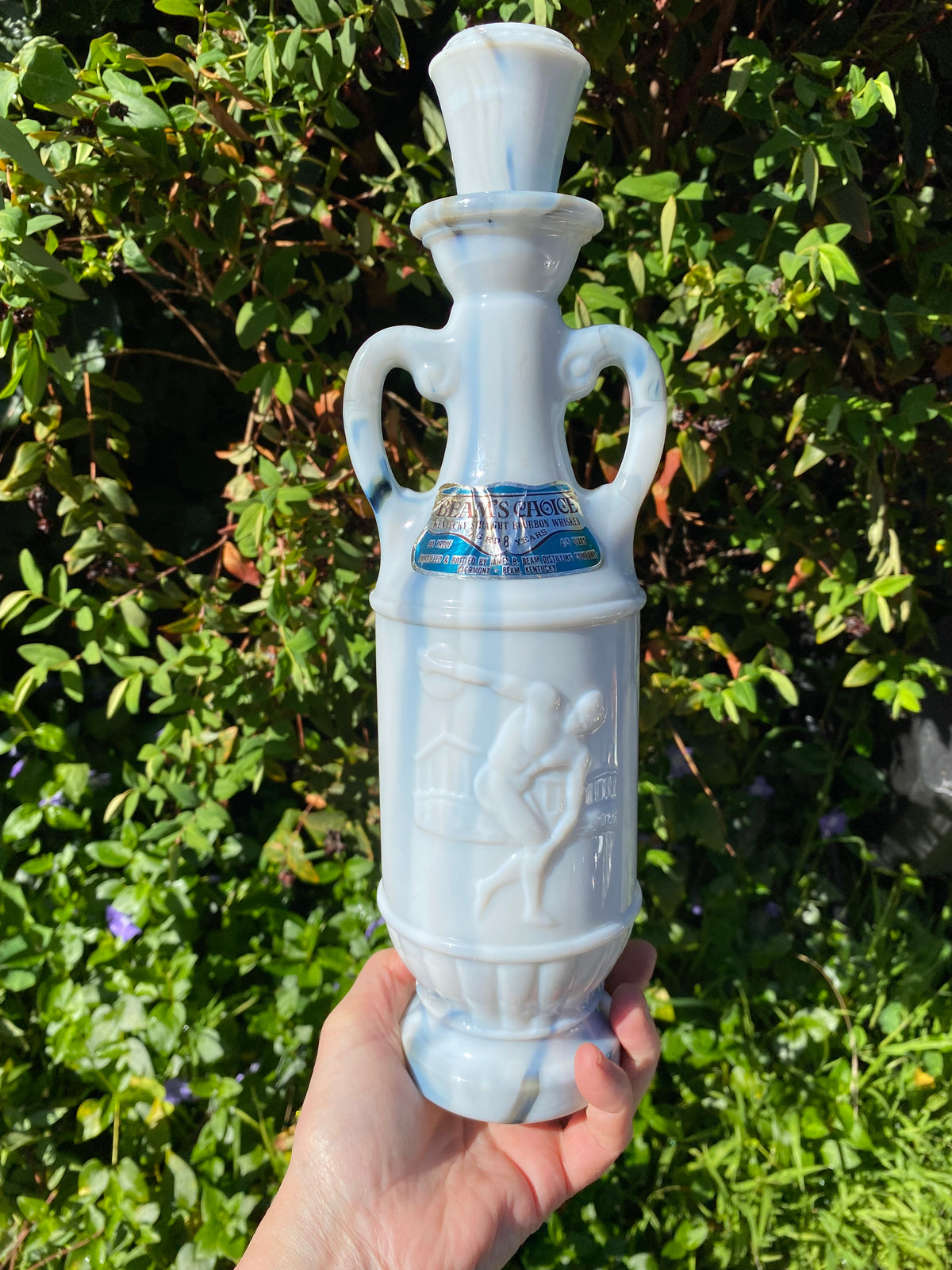Vintage Jim Beam Collectible Bottle /Decanter - Discus Thrower