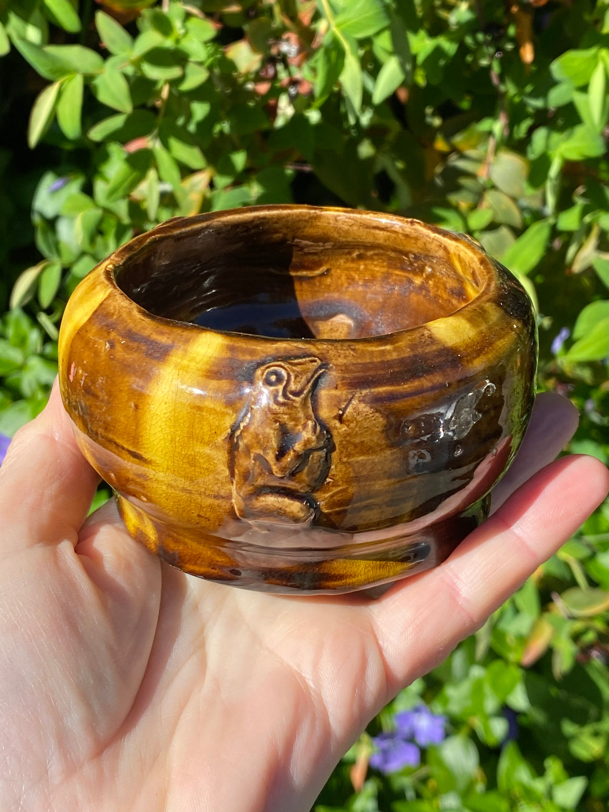 Antique Toad Bowl