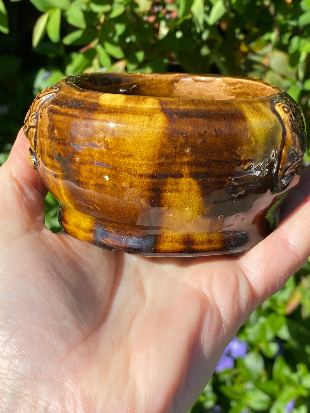 Antique Toad Bowl