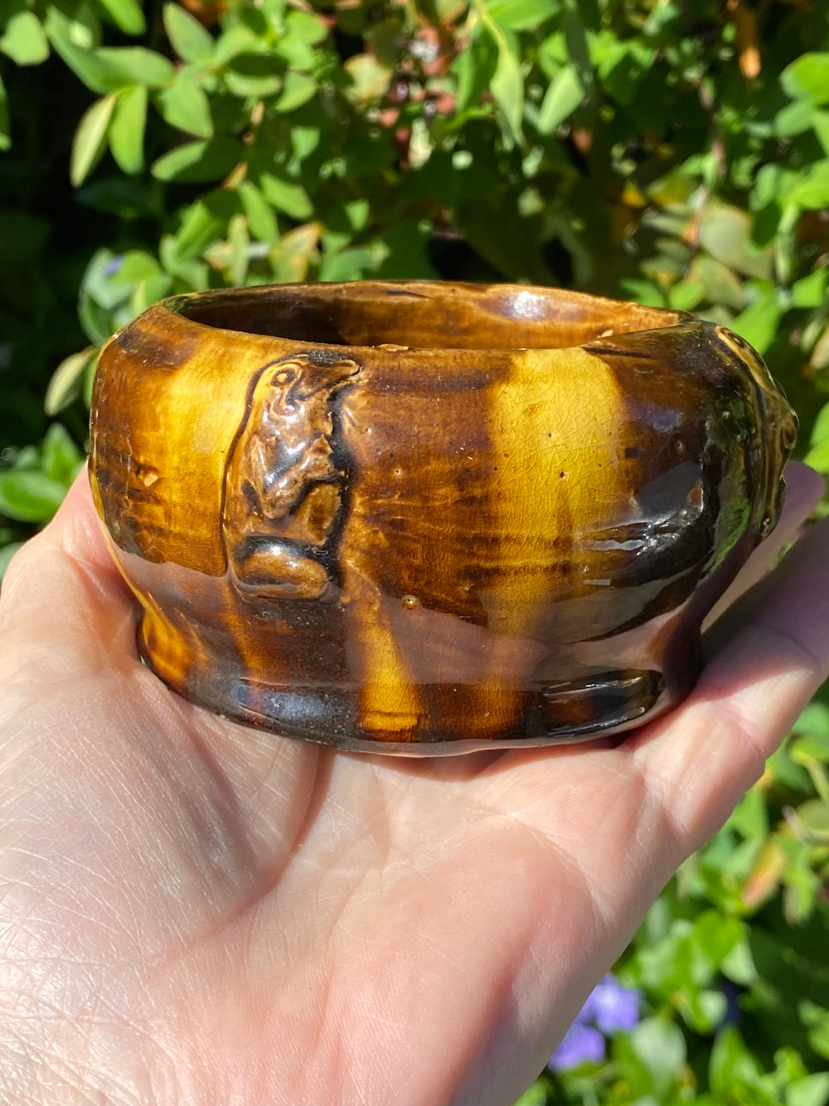 Antique Toad Bowl