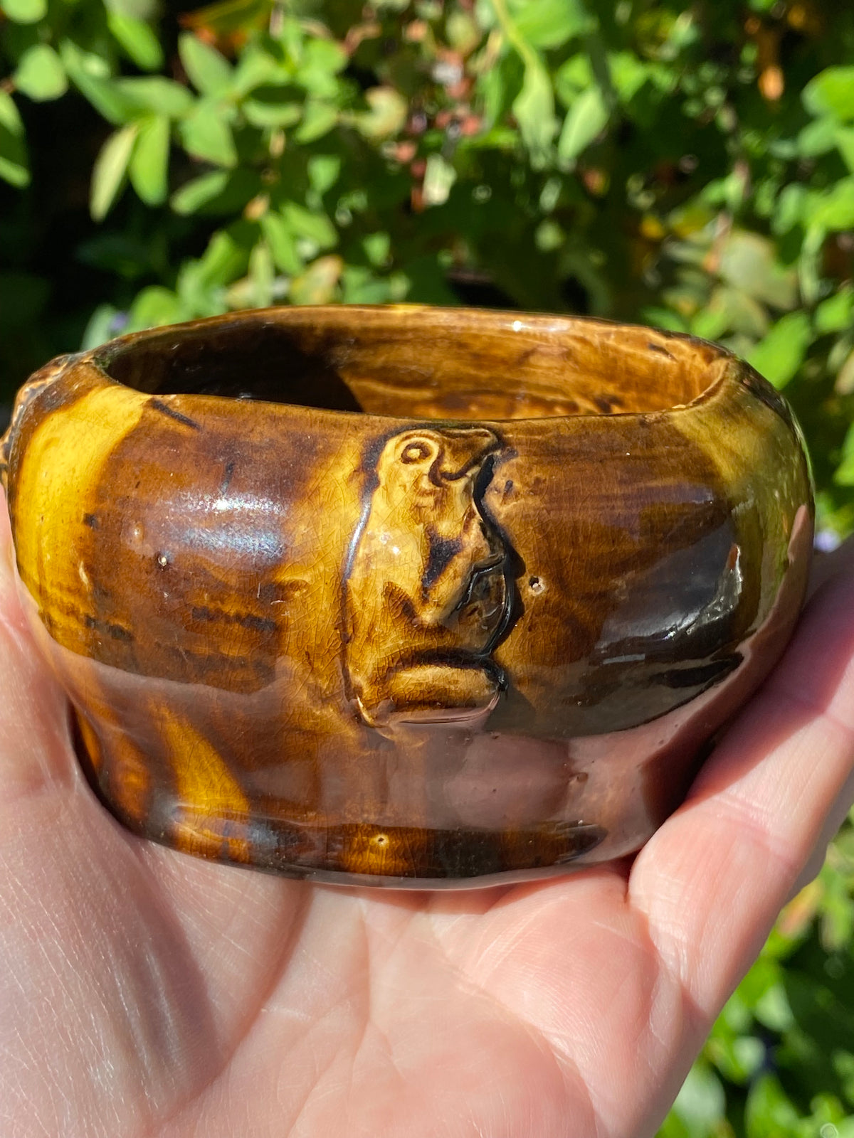 Antique Toad Bowl