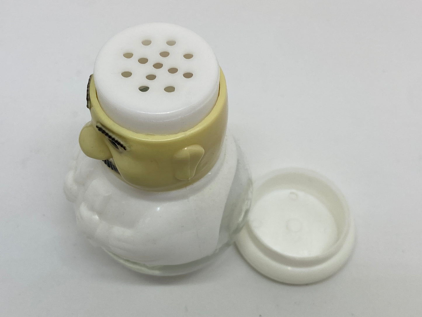 Vintage Solmaz Mercan 1960s Italian Chef Pepper Shaker Plastic & Glass.