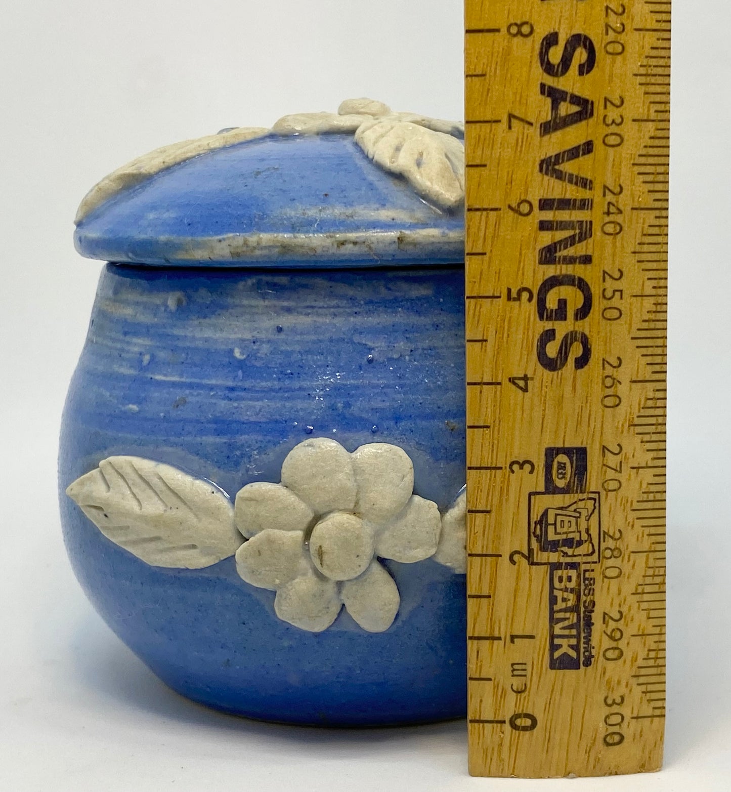 Vintage Tasmanian made pottery trinket box