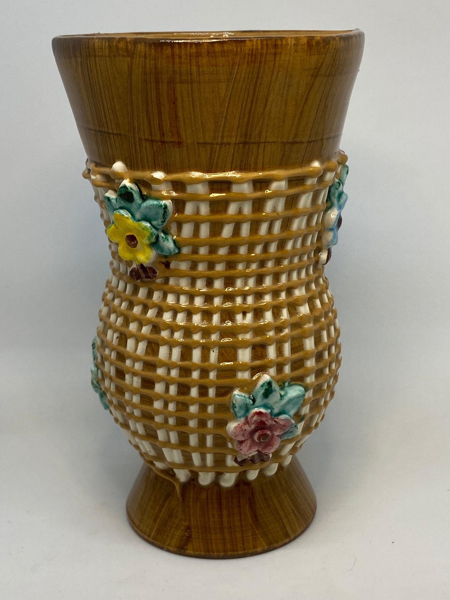 Vintage Fratelli Fanciullacci Italian Pottery Vase