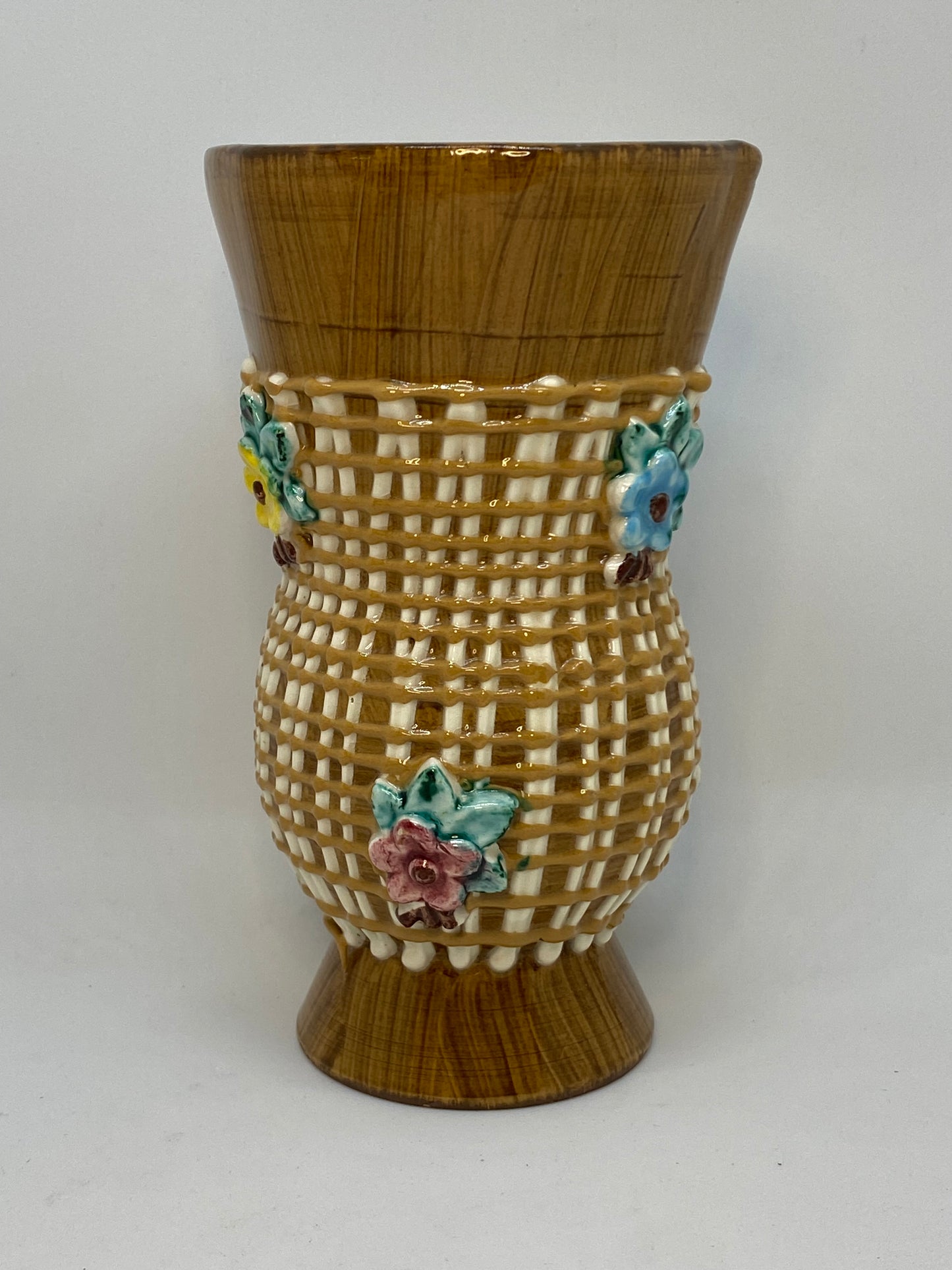 Vintage Fratelli Fanciullacci Italian Pottery Vase