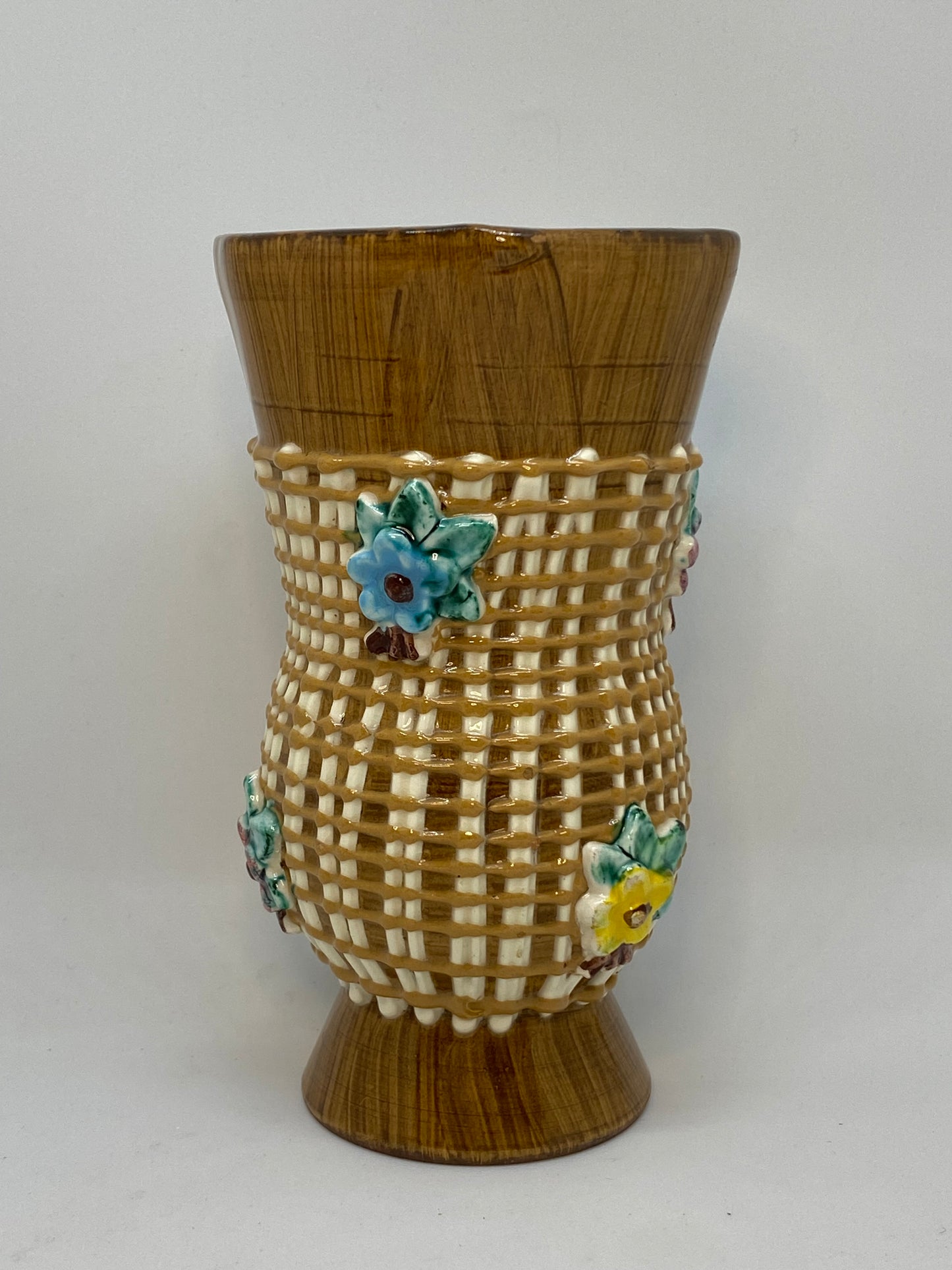 Vintage Fratelli Fanciullacci Italian Pottery Vase