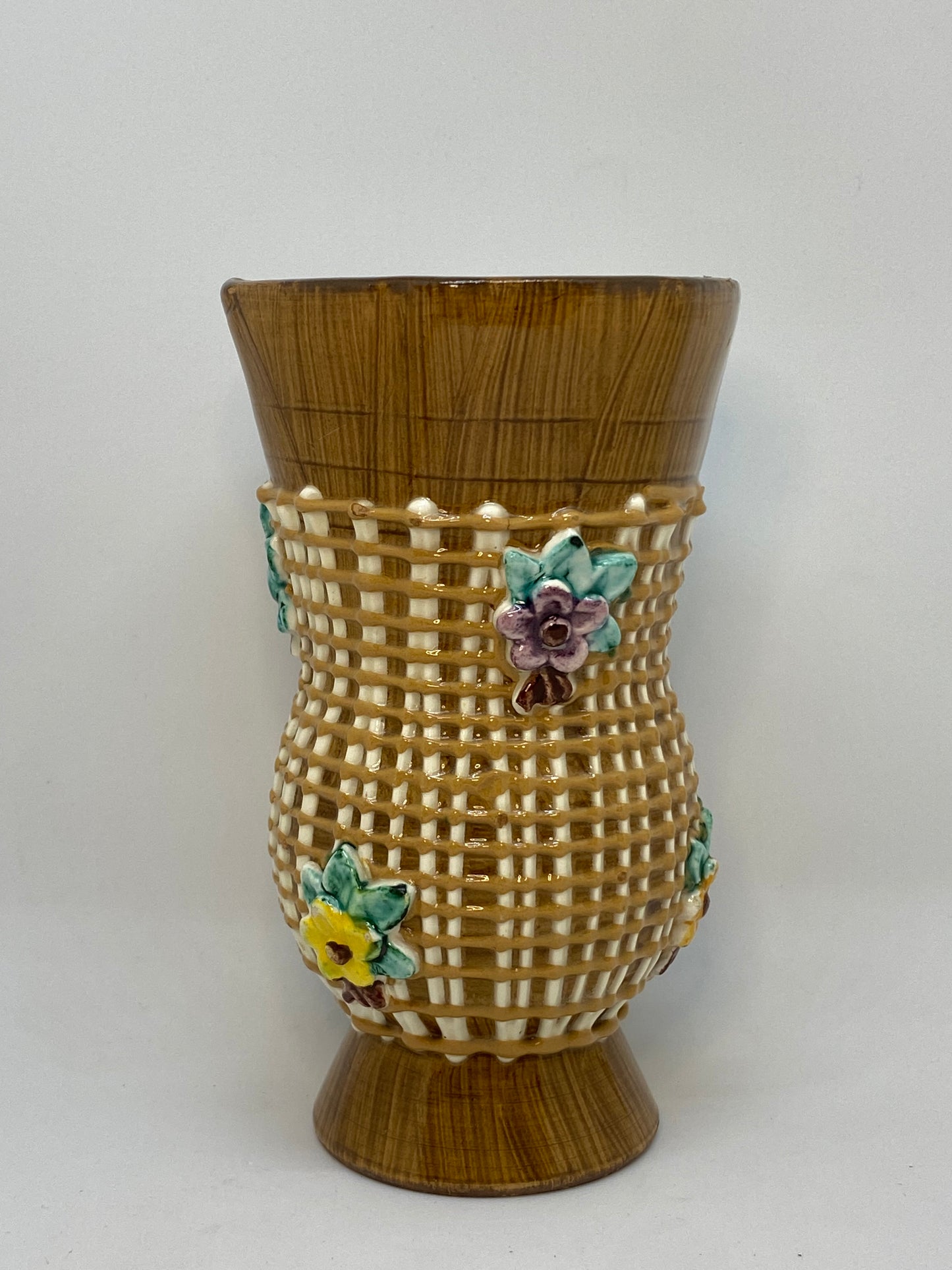 Vintage Fratelli Fanciullacci Italian Pottery Vase