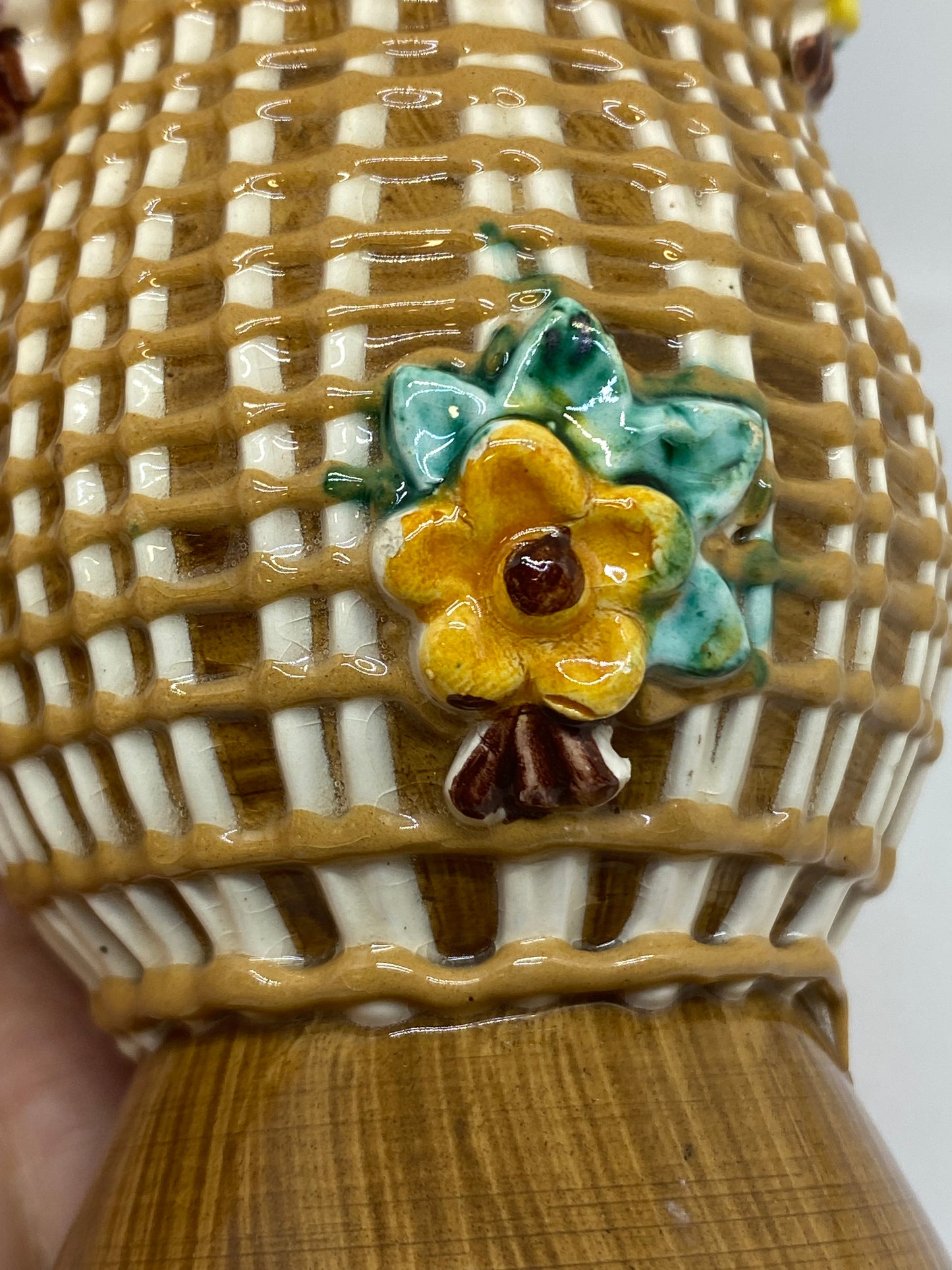 Vintage Fratelli Fanciullacci Italian Pottery Vase
