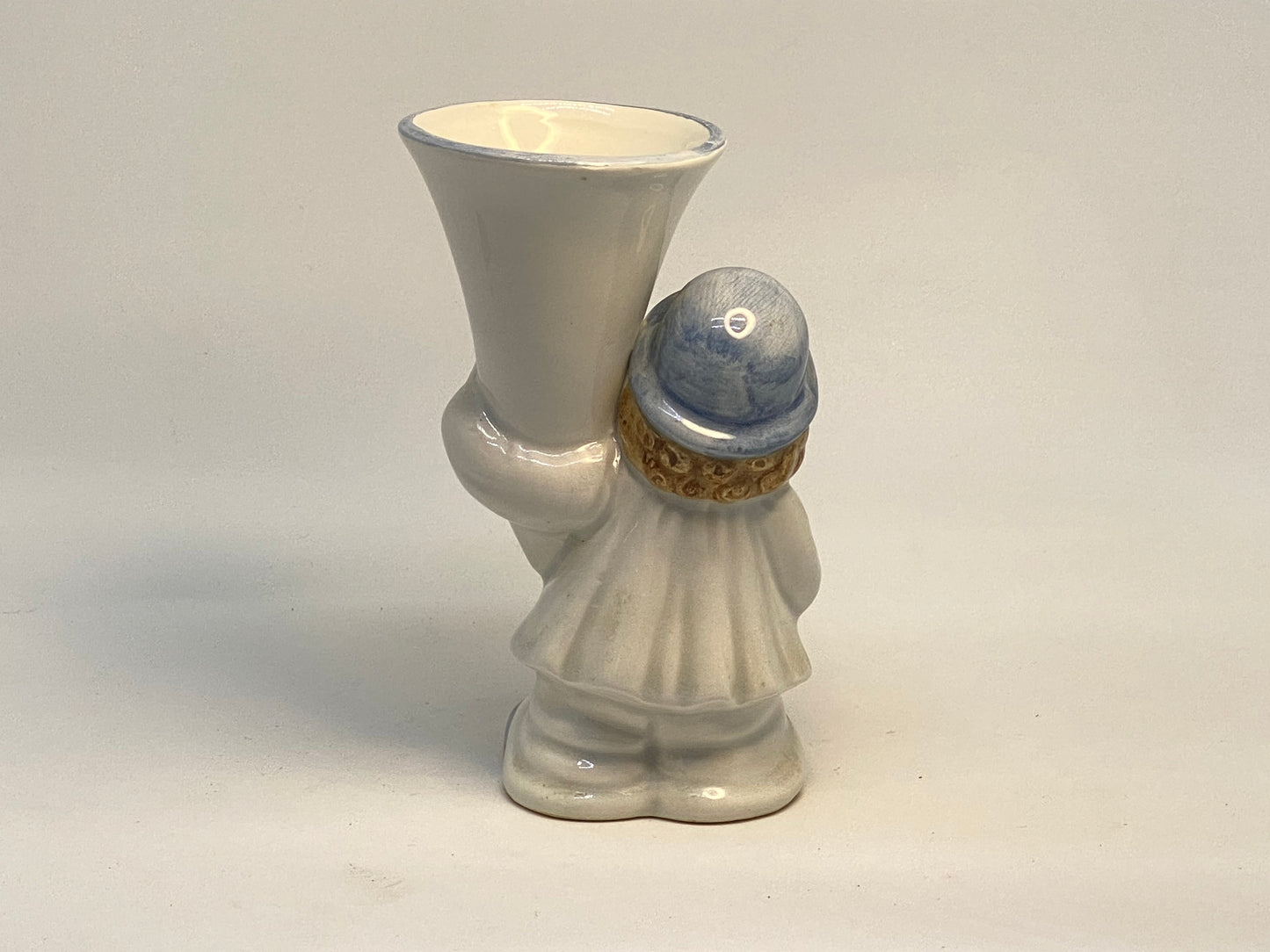 Fitz & Floyd ceramic clown bud vase - 1979