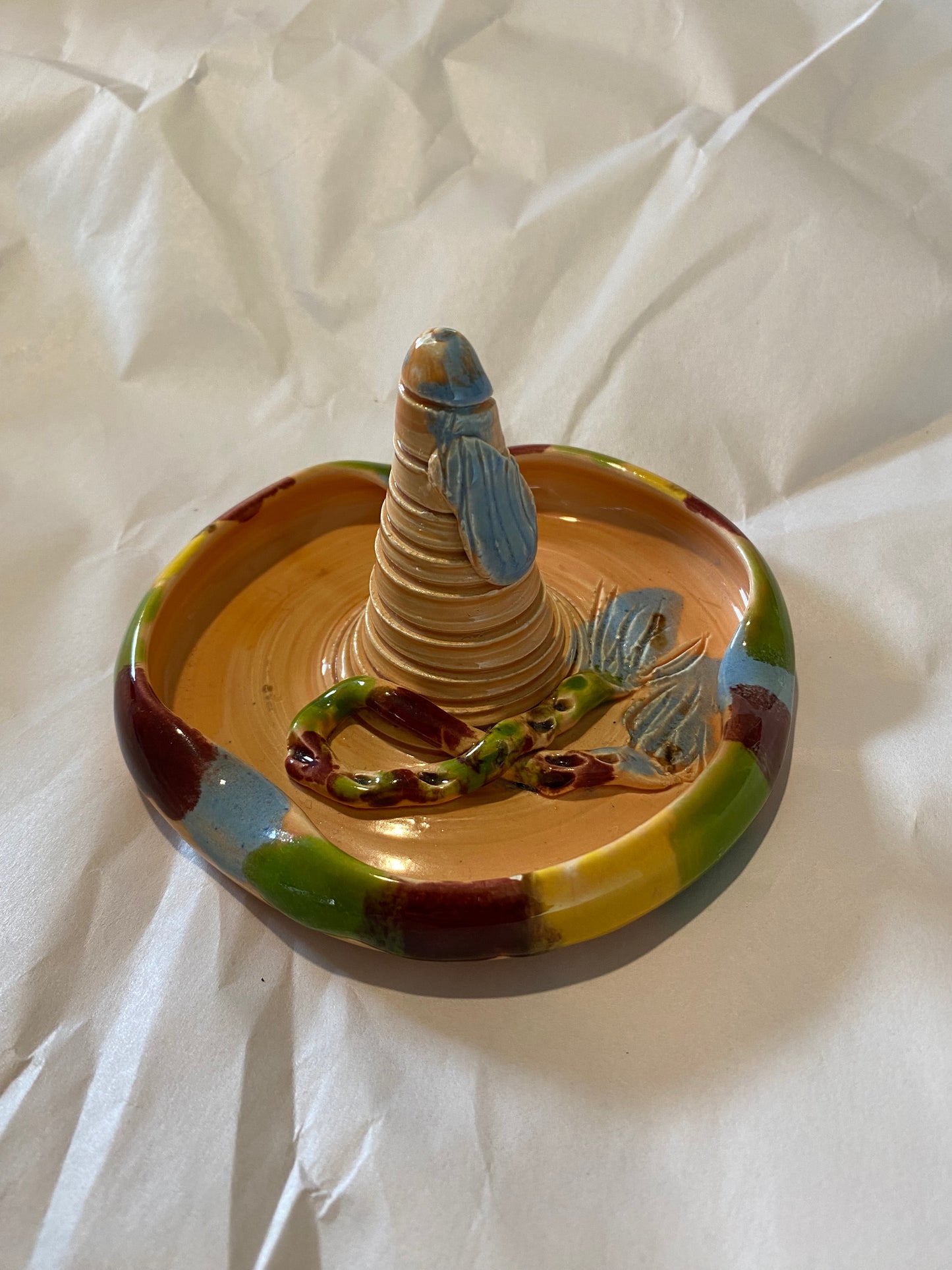 Vintage Australian Pottery Sombrero