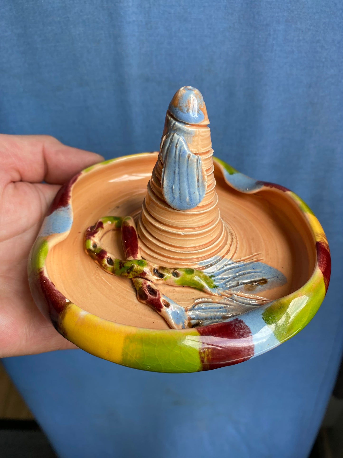 Vintage Australian Pottery Sombrero