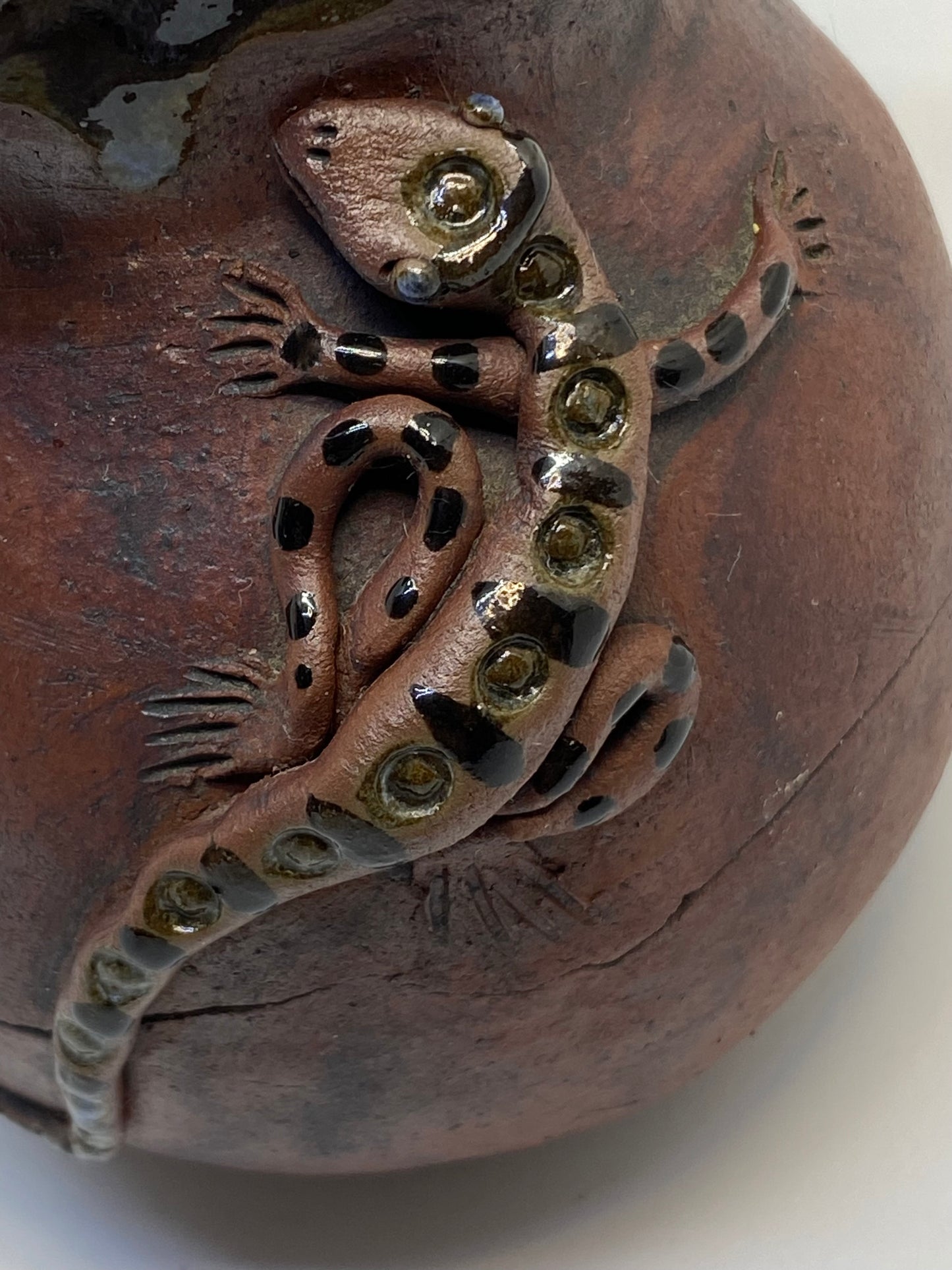 Tasmanian Pottery - Juanita Stevens Lizard Jug 🦎