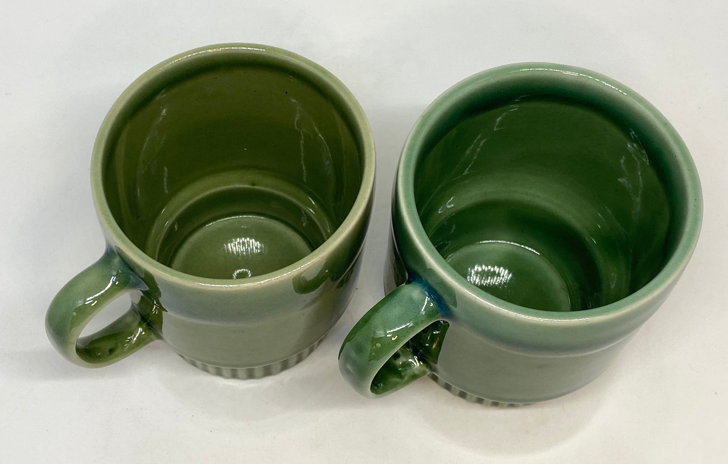 Gracious Green Vintage Stacking Cups