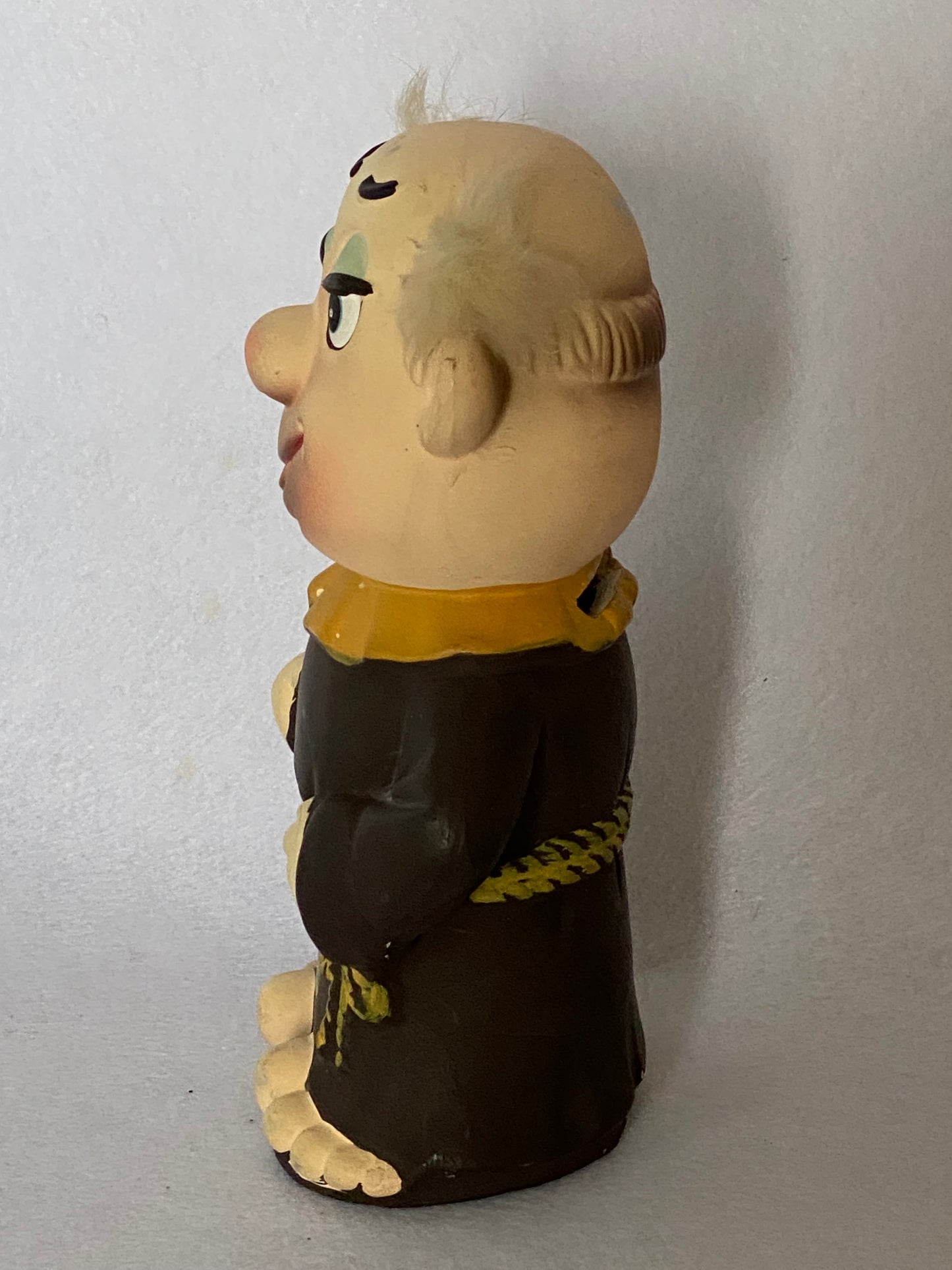 Vintage Ceramic Monk Money Box “thou shall not steal”