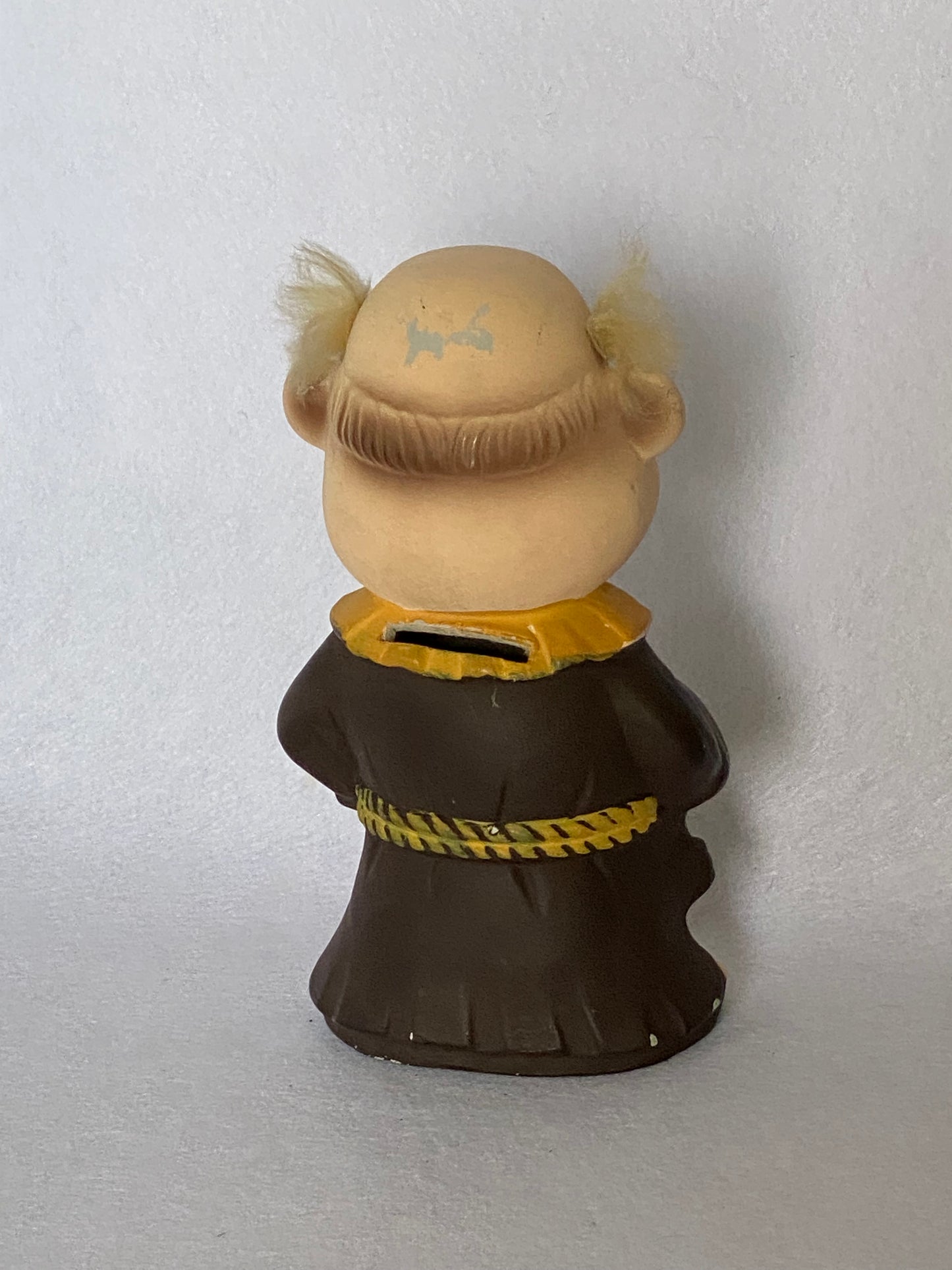 Vintage Ceramic Monk Money Box “thou shall not steal”