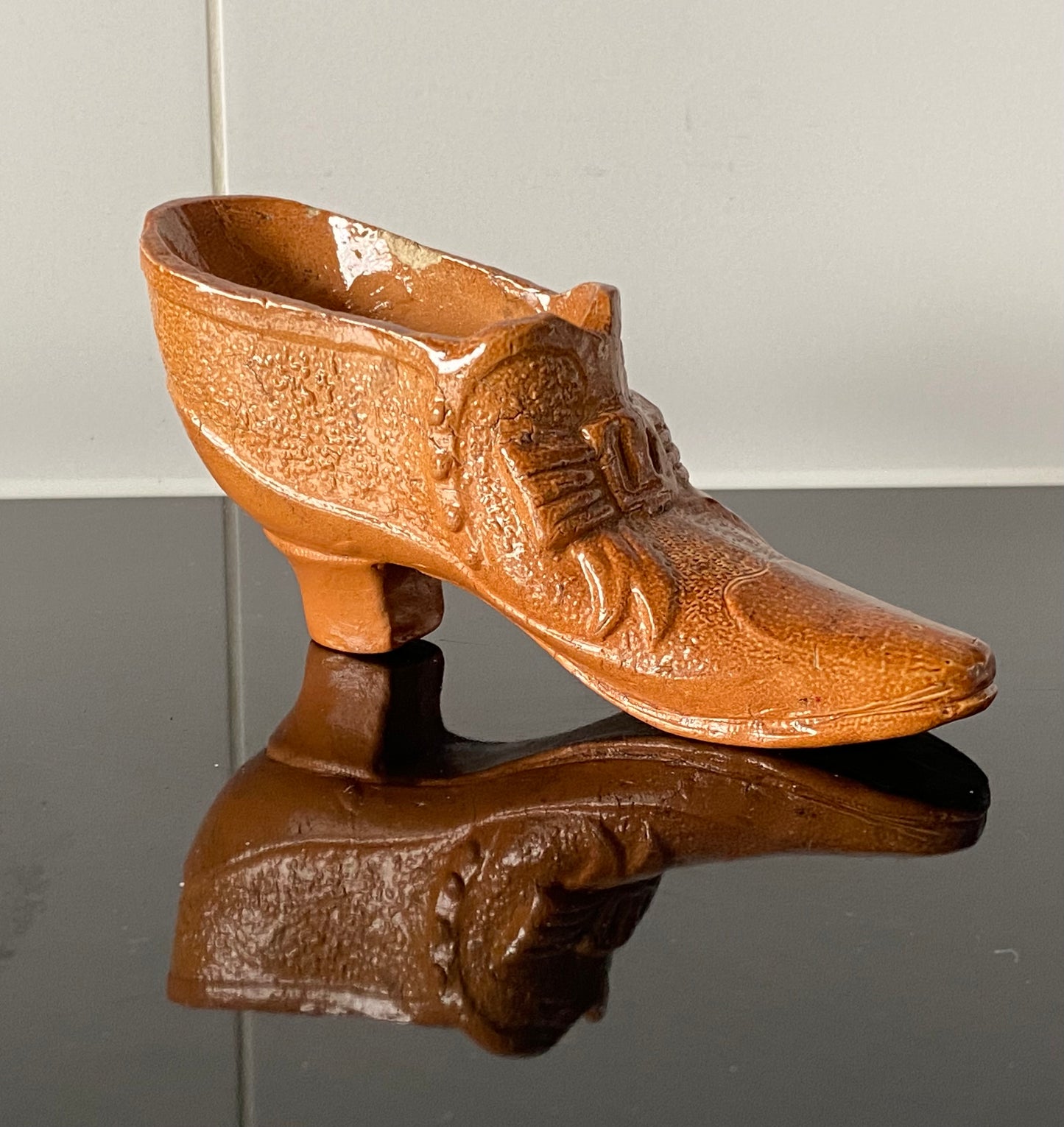Antique Australian pottery shoe