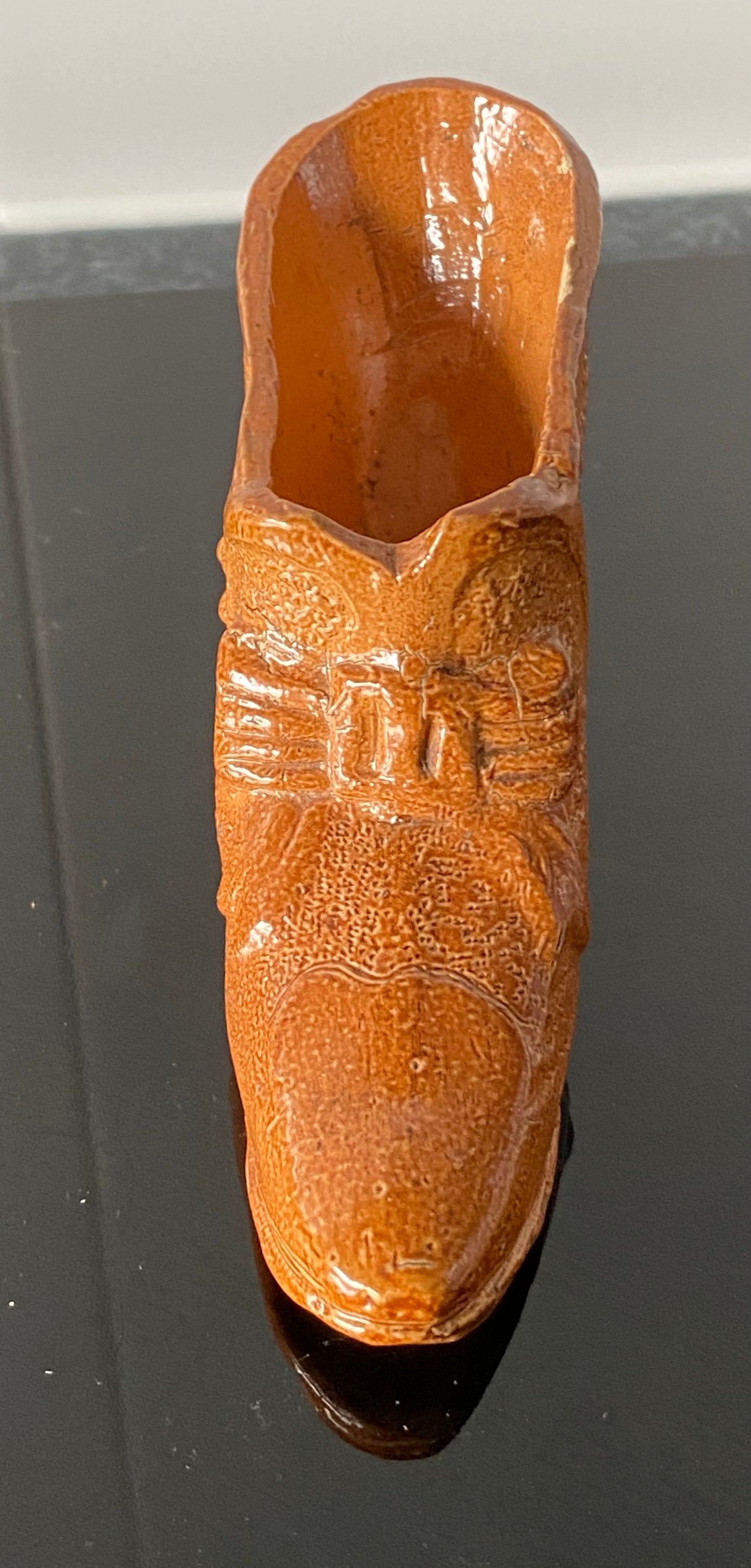 Antique Australian pottery shoe